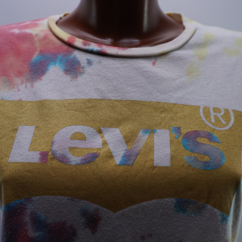 Camiseta de Manga Corta Levi's para Mujer Usada - Multicolor, M