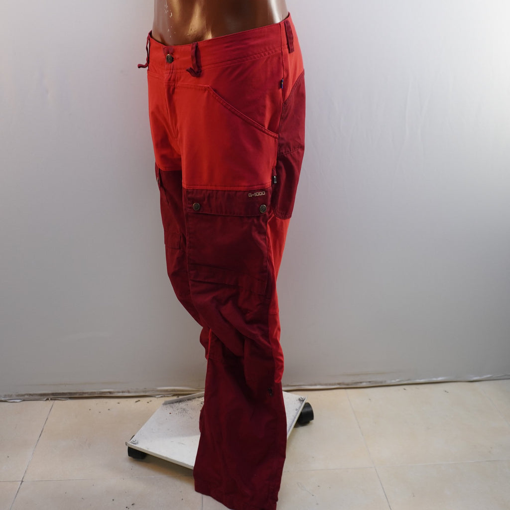 Pantalones tipo Cargo Fjallraven para Mujer Usados - Rojos, L