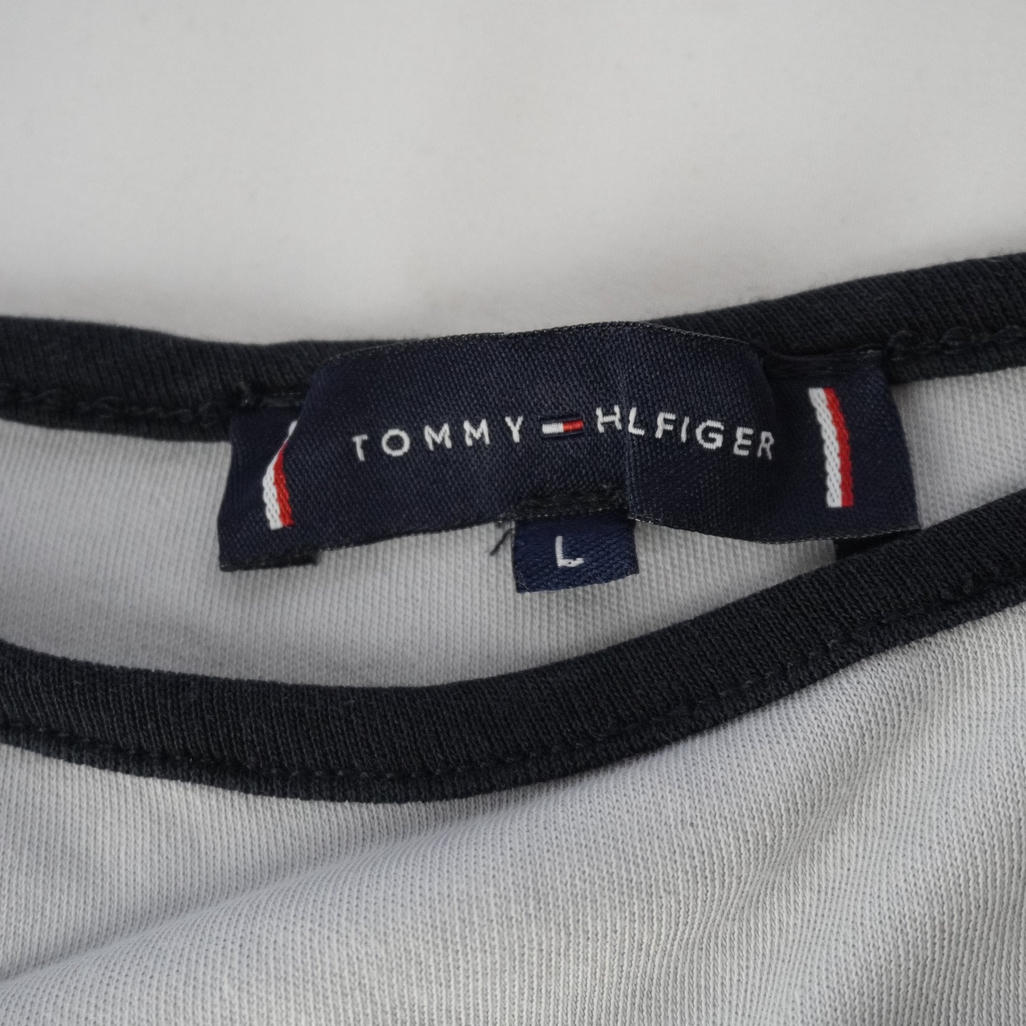 Camiseta de Manga Corta Tommy Hilfiger para Mujer Usada - Azul Marino, L