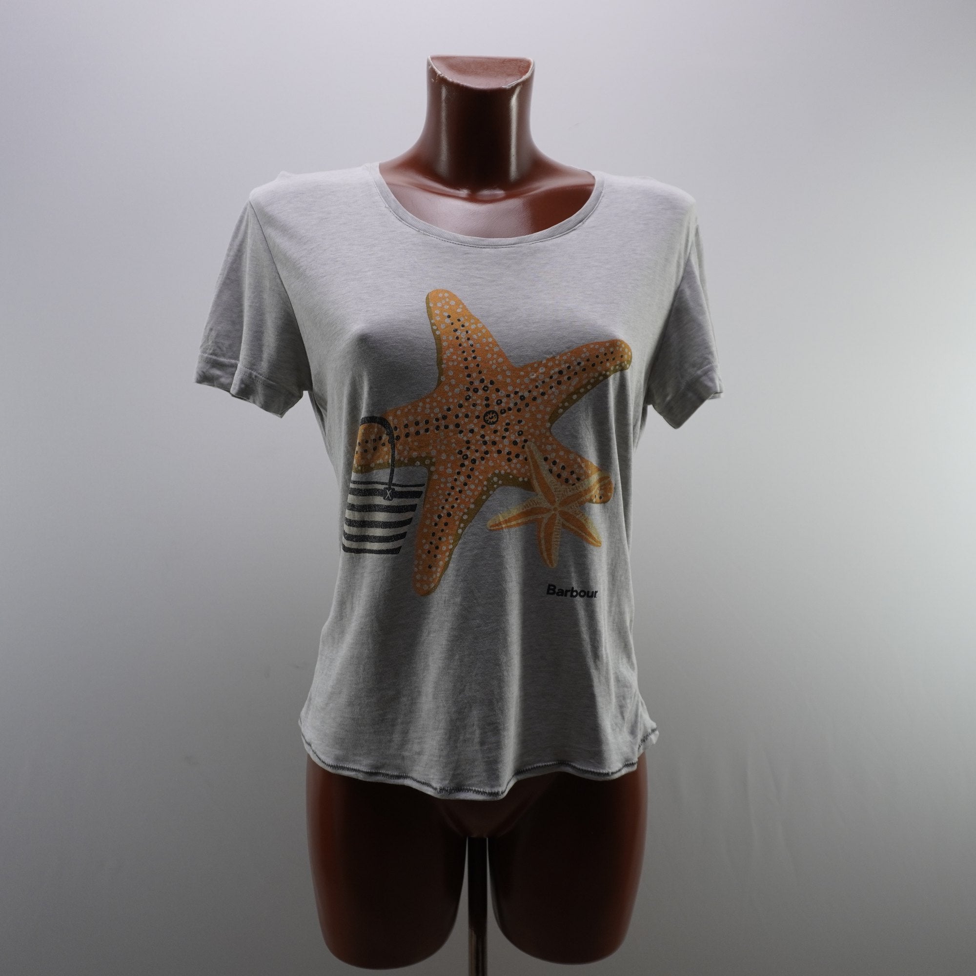 Camiseta Barbour para Mujer Usada - Gris, M