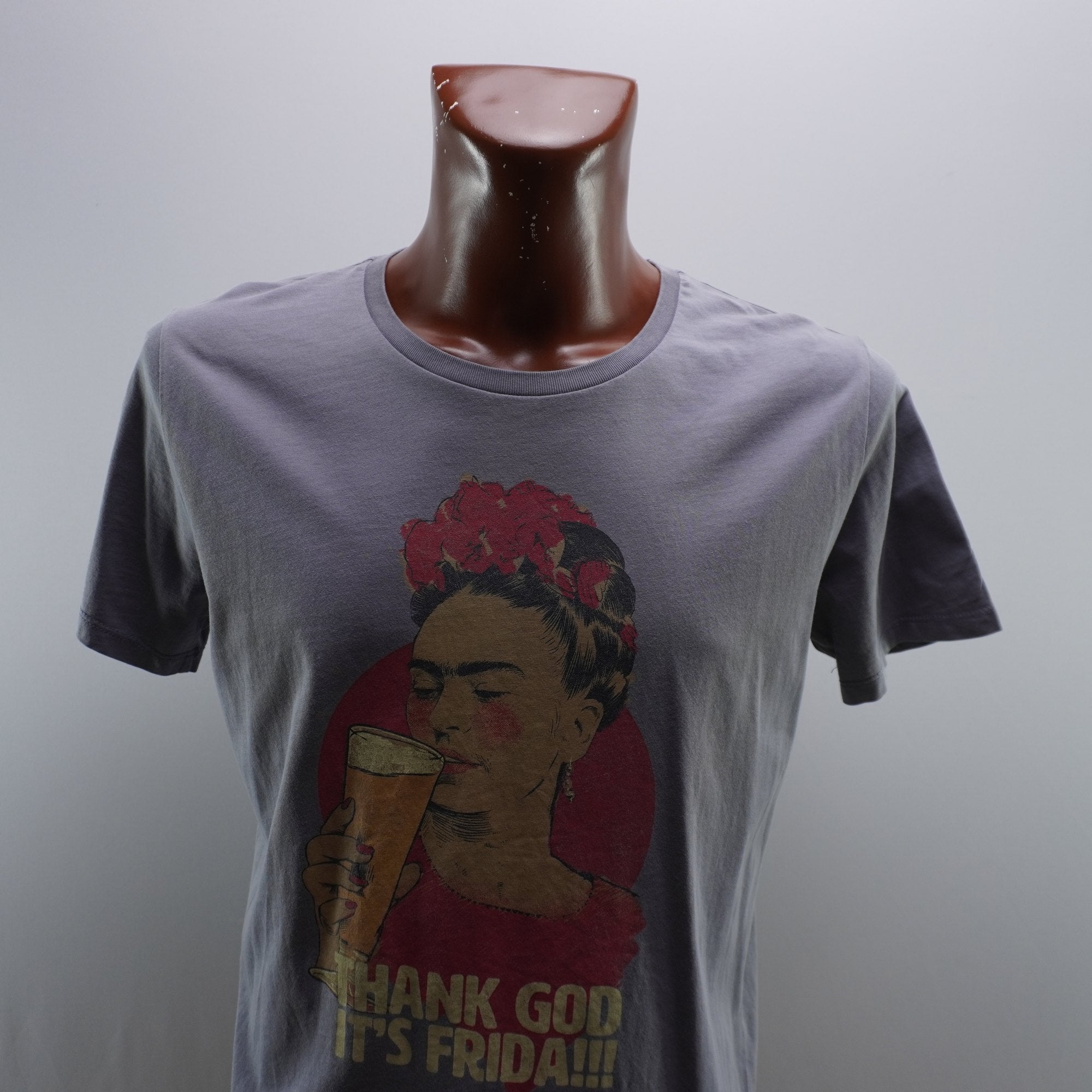 Camiseta de Manga Corta Wituka para Hombre Usada - Gris, L