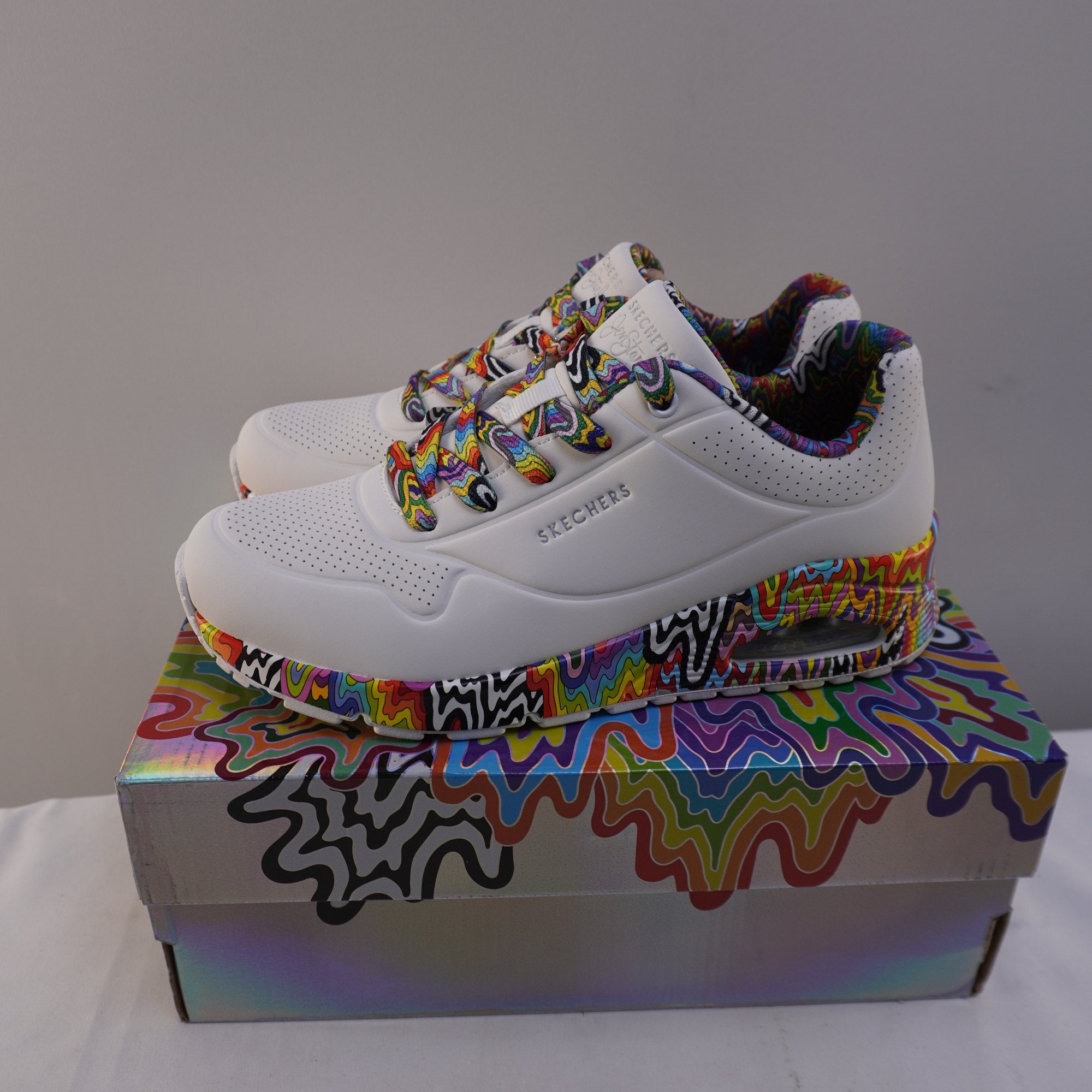 Zapatillas Skechers para Mujer Usadas - Multicolor, 37.5