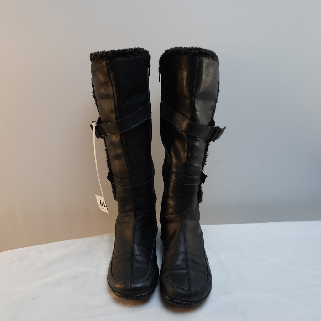 Botas Laura Azaña para Mujer Usadas - Negros, Talla 39