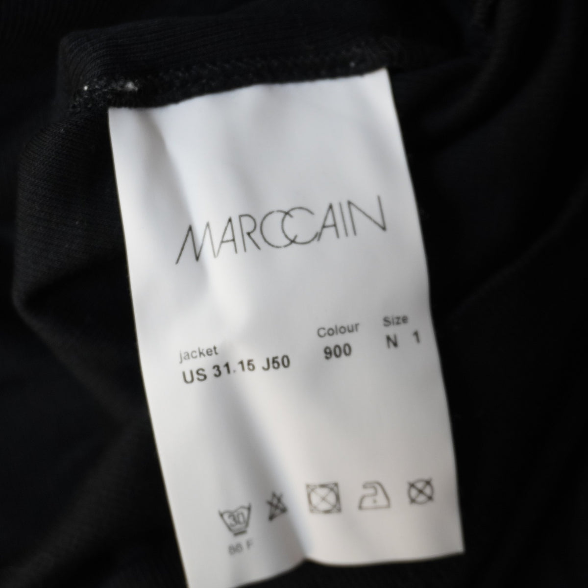 Sudadera con Capucha Marc Cain para Mujer Usada - Negra, Pequeña (S)