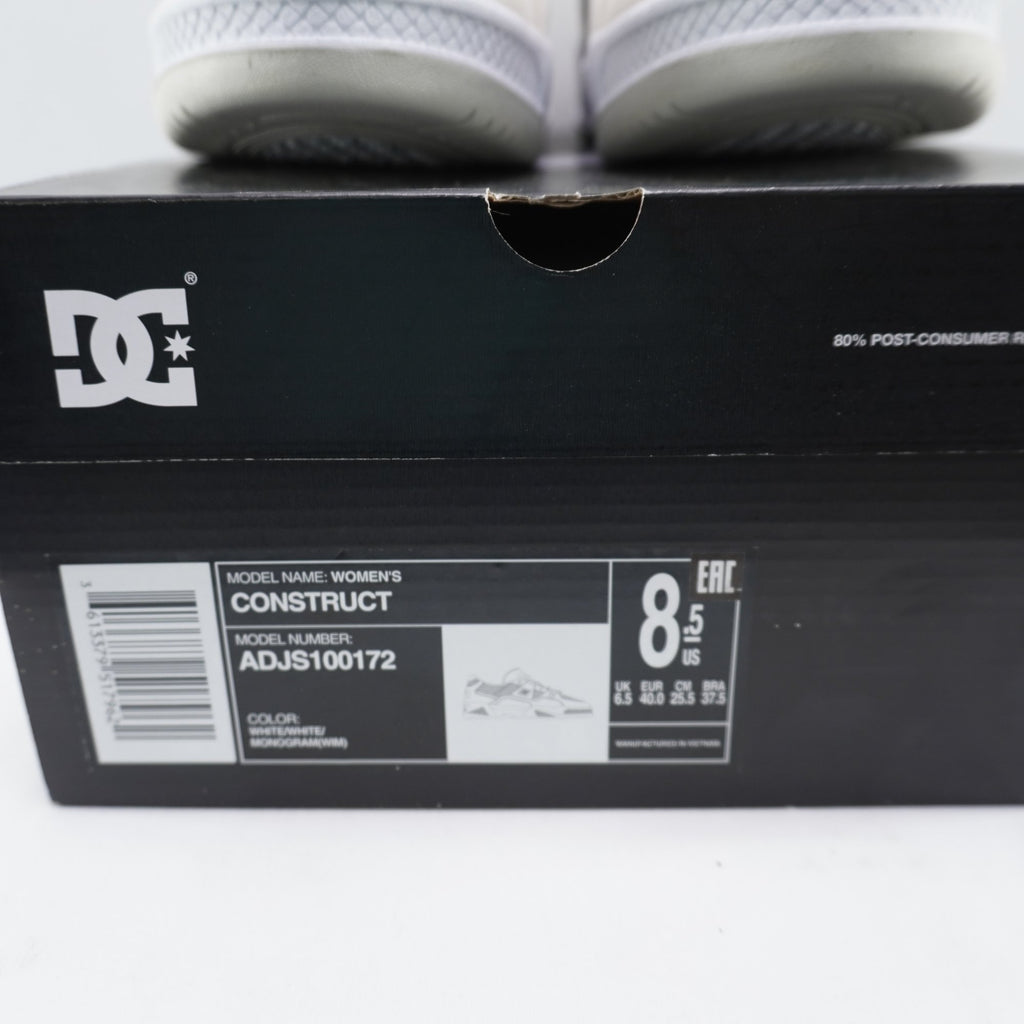 Zapatillas DC Shoes para Mujeres Usadas - Blancas, Talla 40