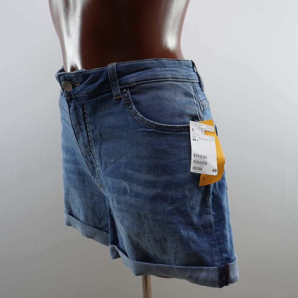 Pantalones Cortos Vaqueros H&M para Mujer Usados - Azul, XXL