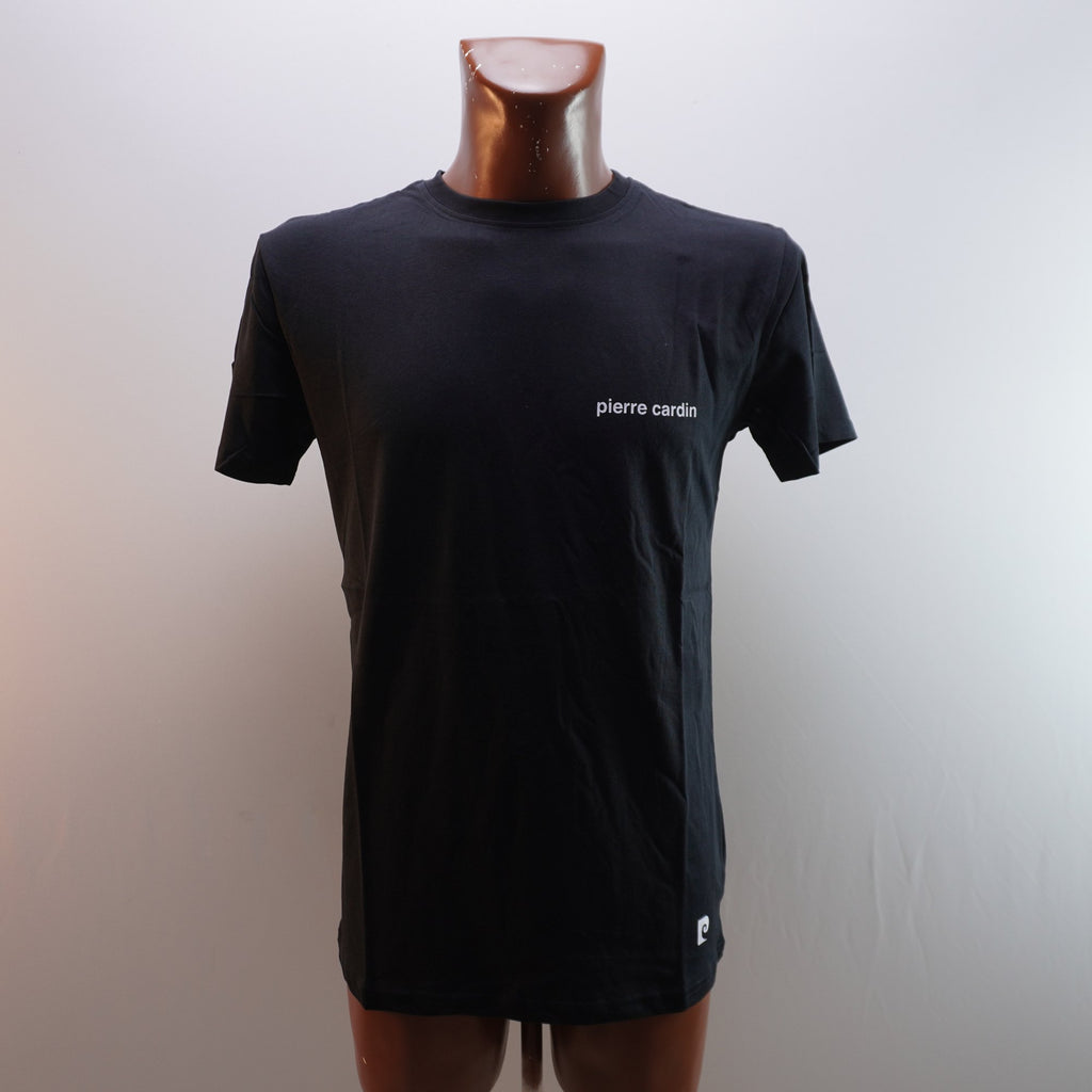 Camiseta de Manga Corta Pierre Cardin para Hombre Usada - Negra, M