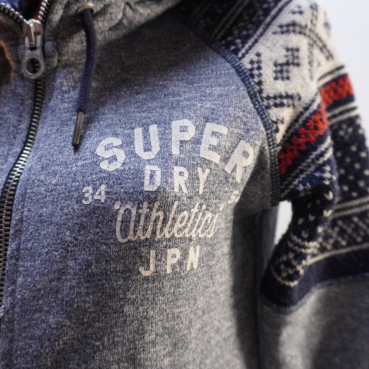 Sudadera con Capucha Superdry para Mujer Usada - Gris, L