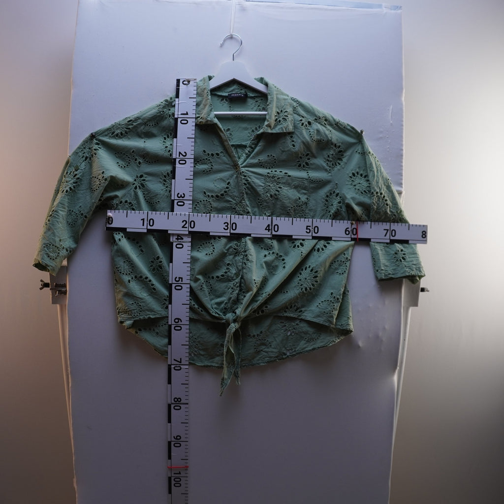Camisa de Vestir Pescara para Mujer Verde - XL, Usada en Muy Buen Estado