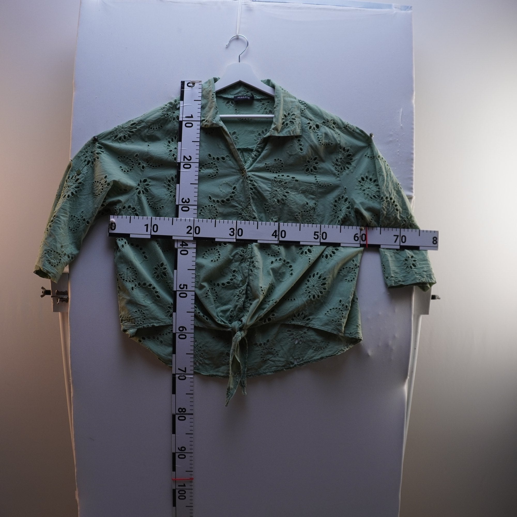Camisa de Vestir Pescara para Mujer Verde - XL, Usada en Muy Buen Estado