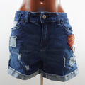 Pantalones Cortos Vaqueros Rock Rebel para Mujer Usados - Azul, L
