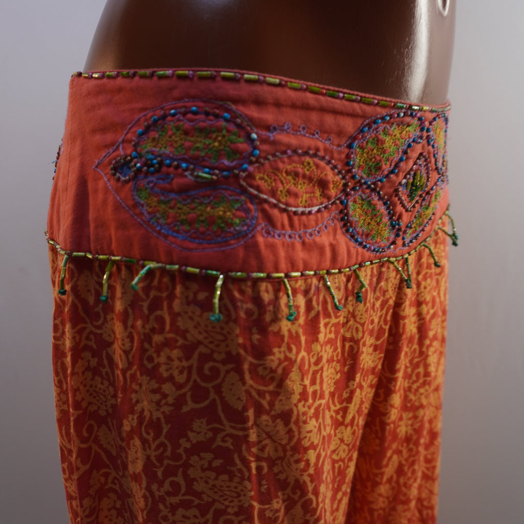 Pantalones Harén HHG para Mujer Usados - Naranja, L