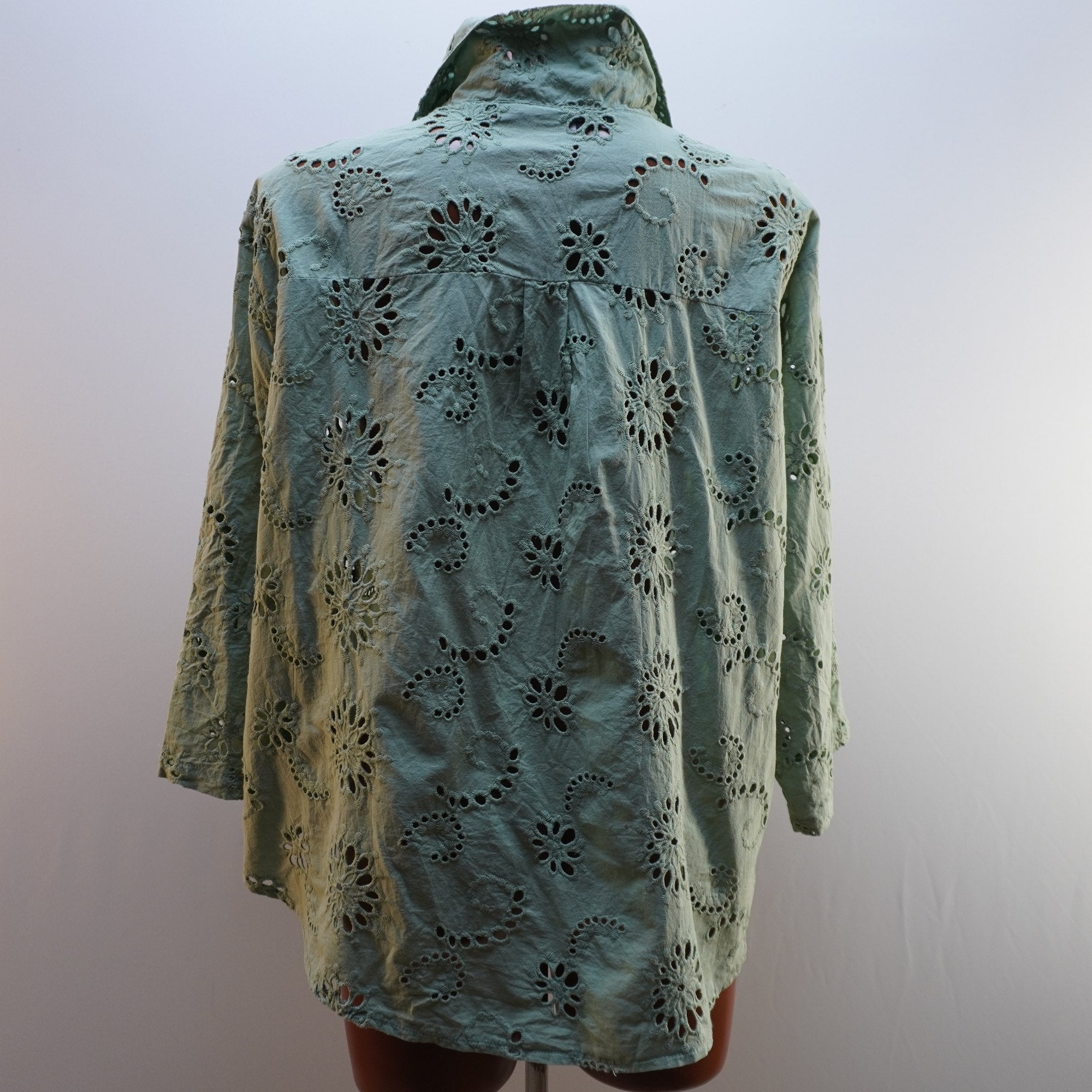 Camisa de Vestir Pescara para Mujer Verde - XL, Usada en Muy Buen Estado
