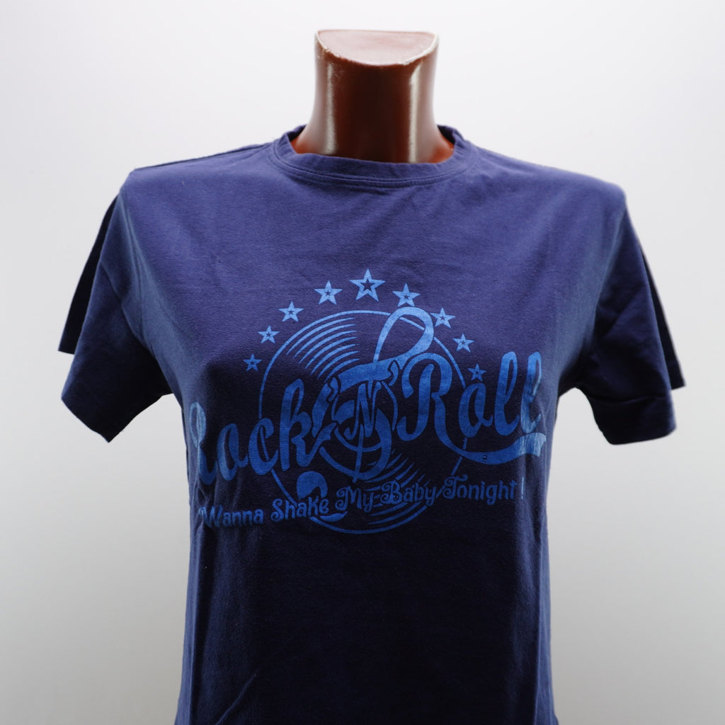 Camiseta Zara para Mujer Usada - Azul Marino, M