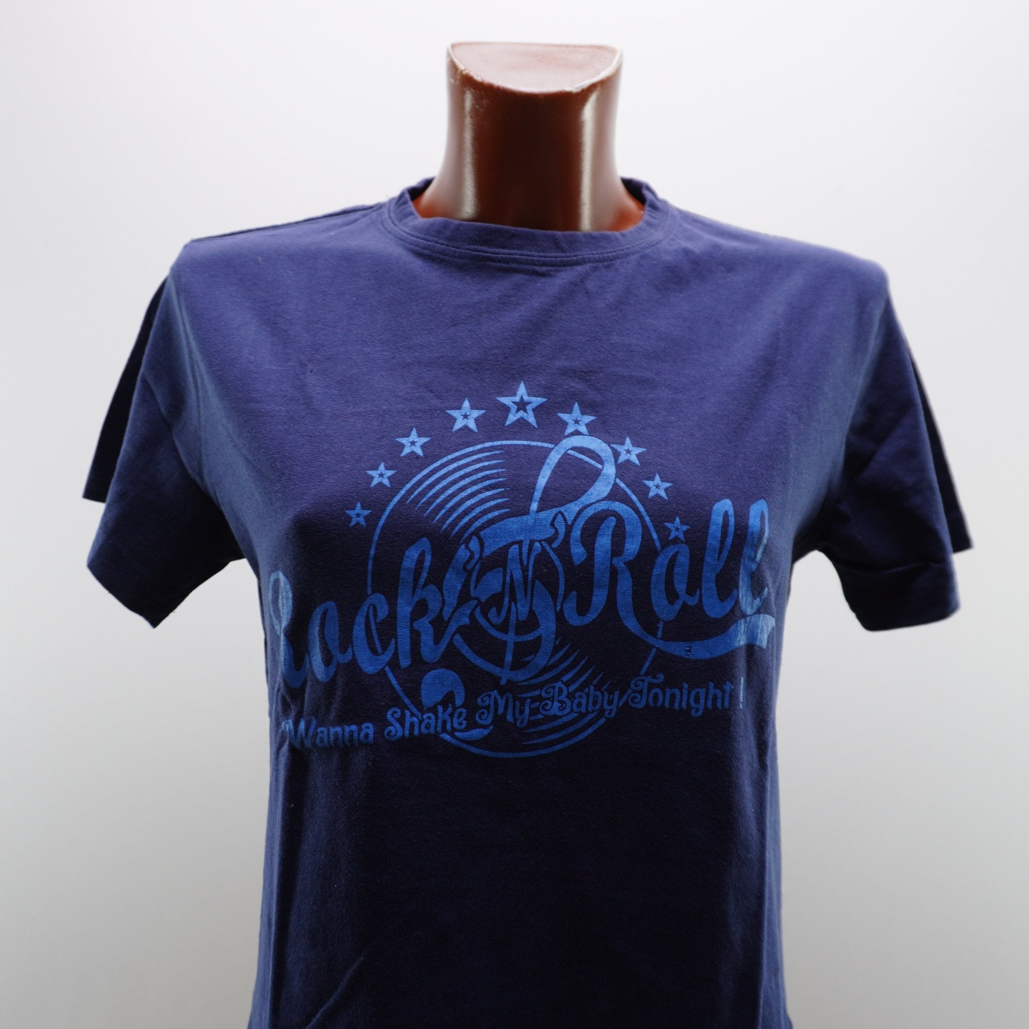 Camiseta Zara para Mujer Usada - Azul Marino, M