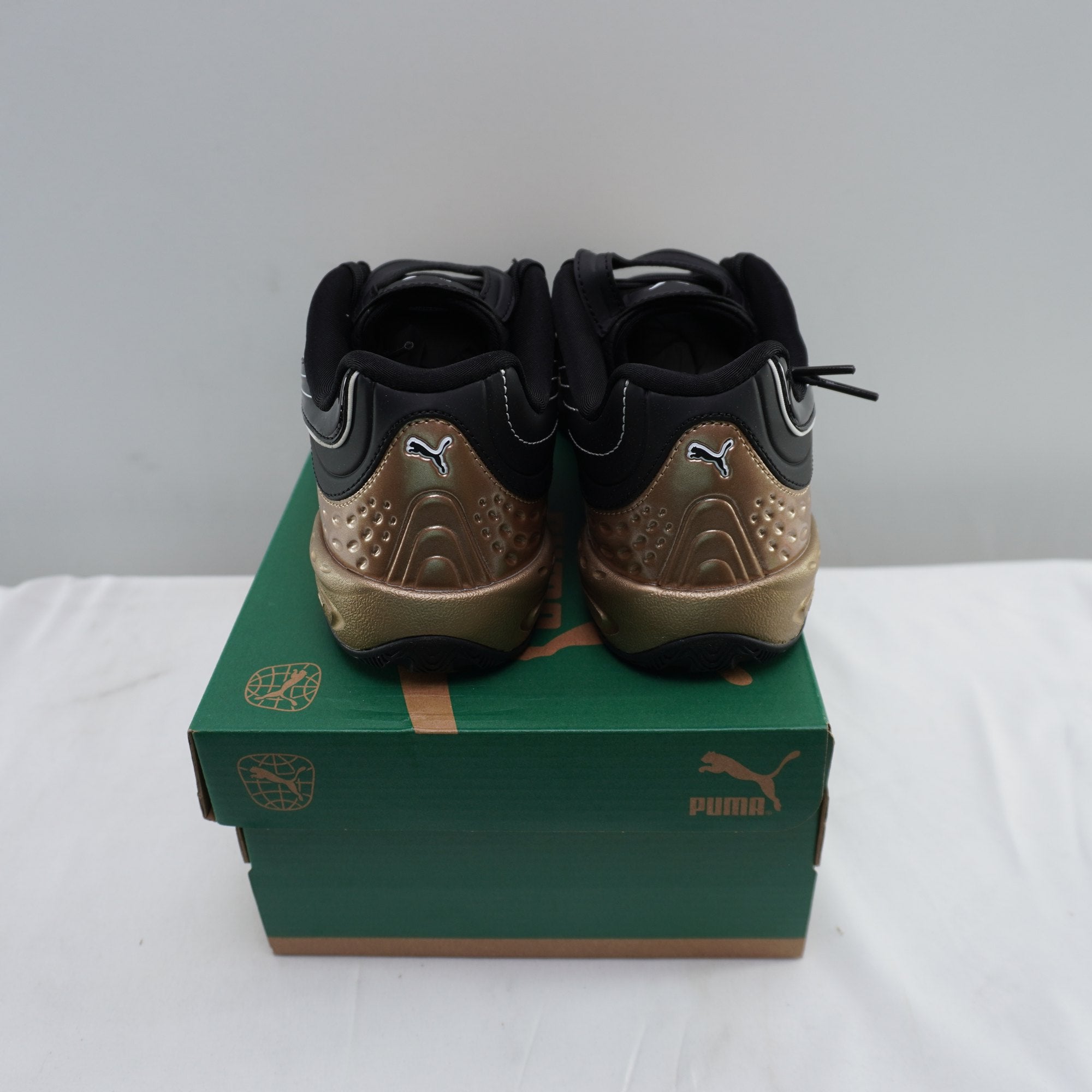 Zapatillas Puma para Hombre Usadas - Dorado, Adultos