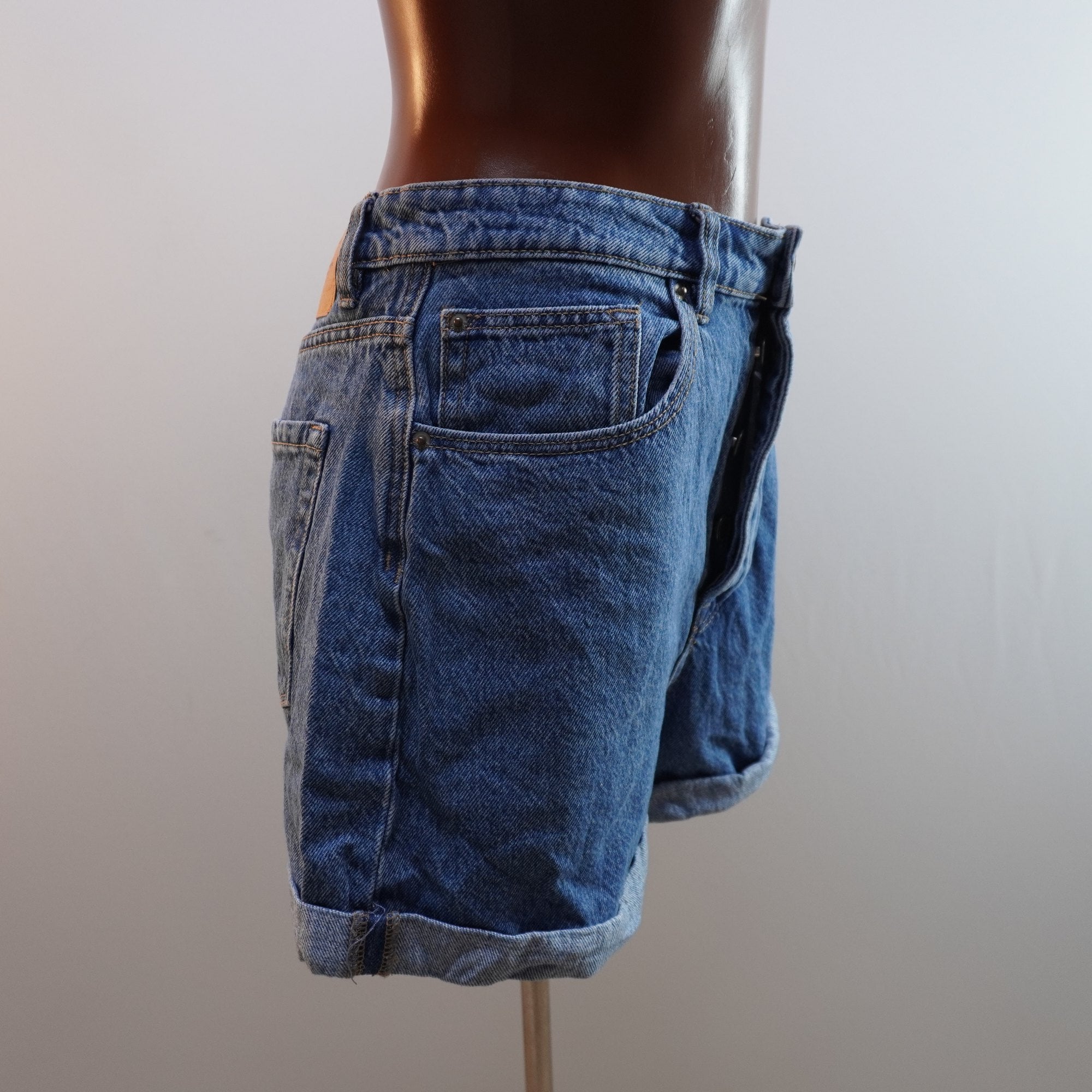 Pantalones Cortos Vaqueros Stradivarius para Mujer Usados - Azul, L