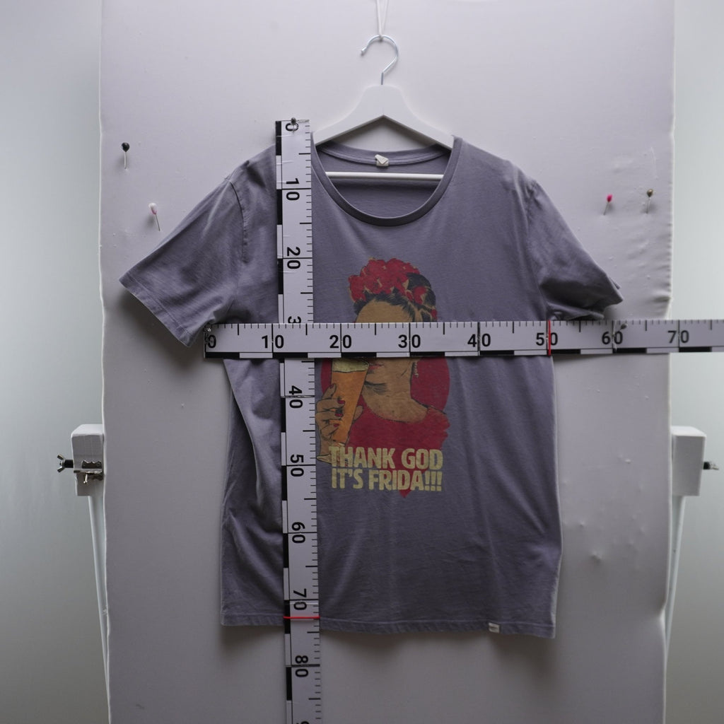Camiseta de Manga Corta Wituka para Hombre Usada - Gris, L
