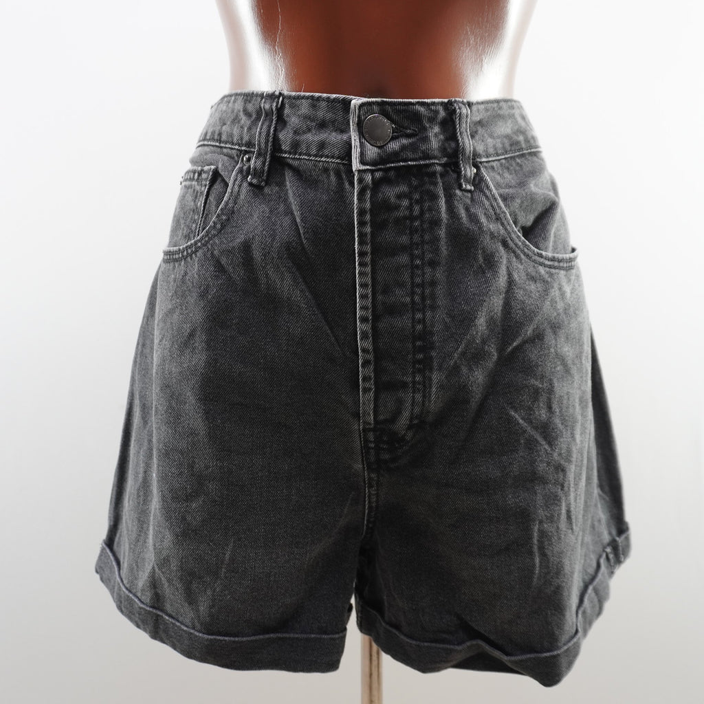 Pantalones Cortos Vaqueros Stradivarius para Mujer Usados - Negros, XL