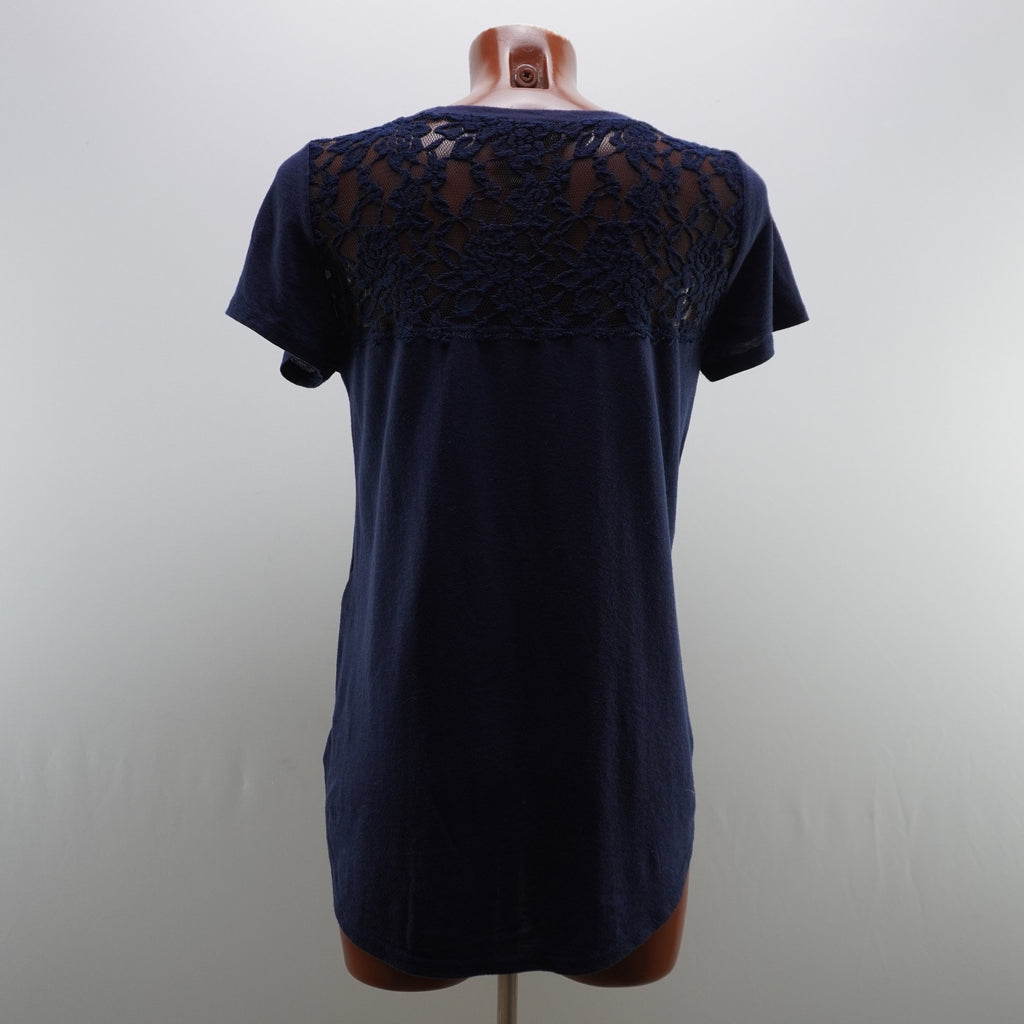 Camiseta Hollister para Mujer Usada - Azul Marino, M