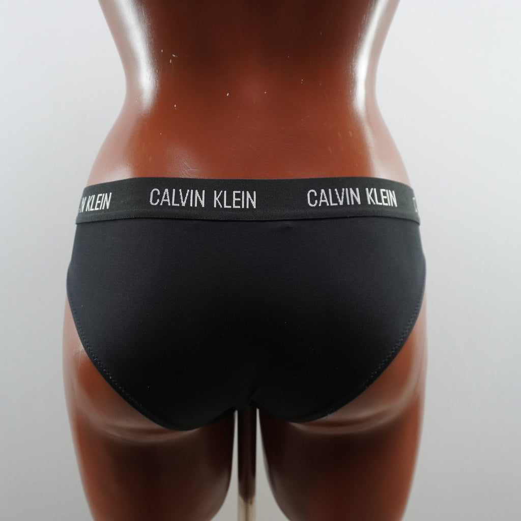 Parte Superior de Traje de Baño Calvin Klein para Mujer - Negro, S (Usado en Muy Buen Estado)