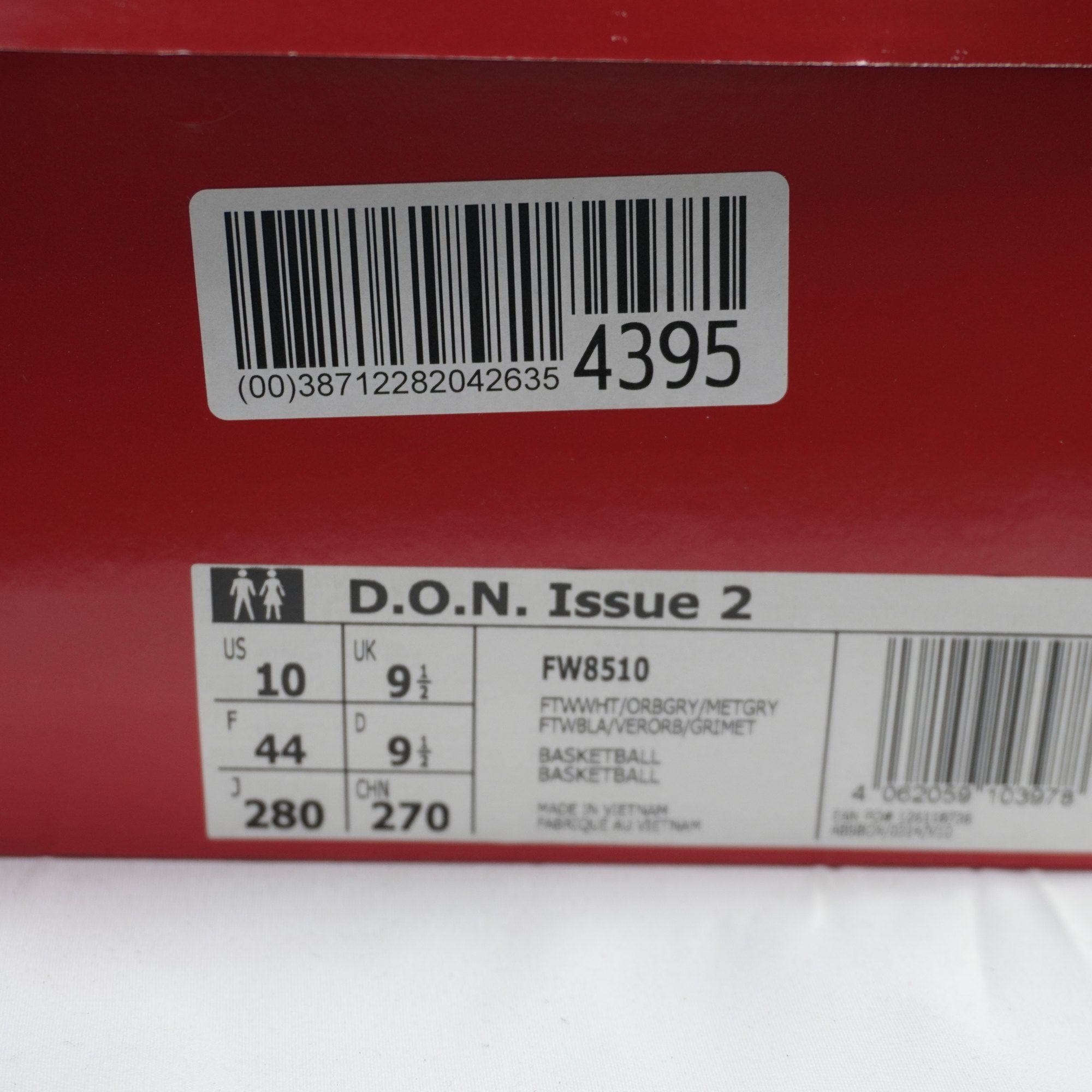 Zapatillas Adidas para Hombre Usadas - Blancas, Talla 44