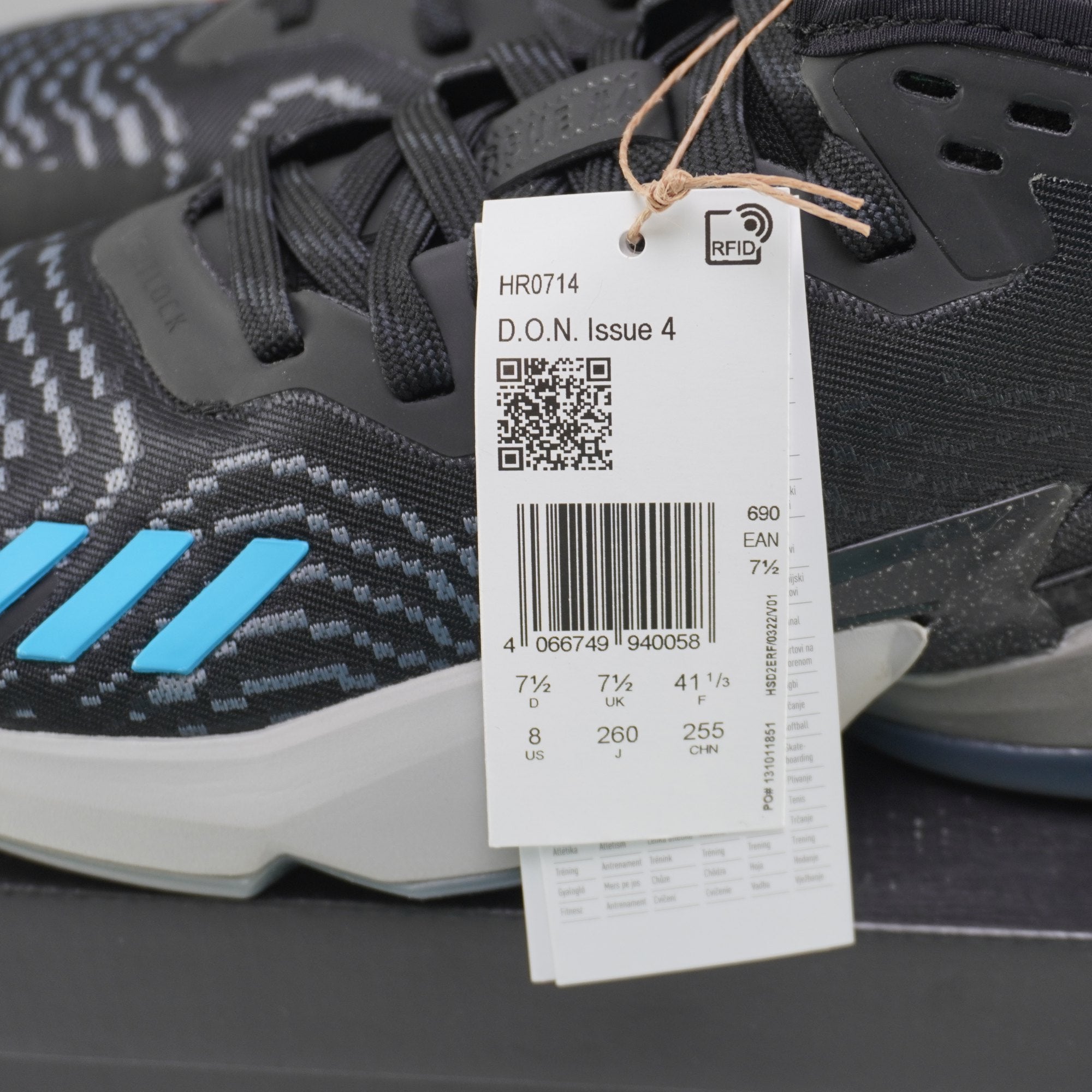 Zapatillas Adidas para Hombre Usadas - Negro, 41.5