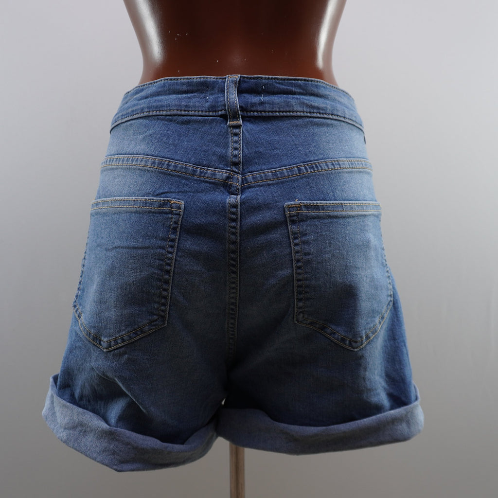 Pantalones Cortos Vaqueros H&M para Mujer Usados - Azul, XXL