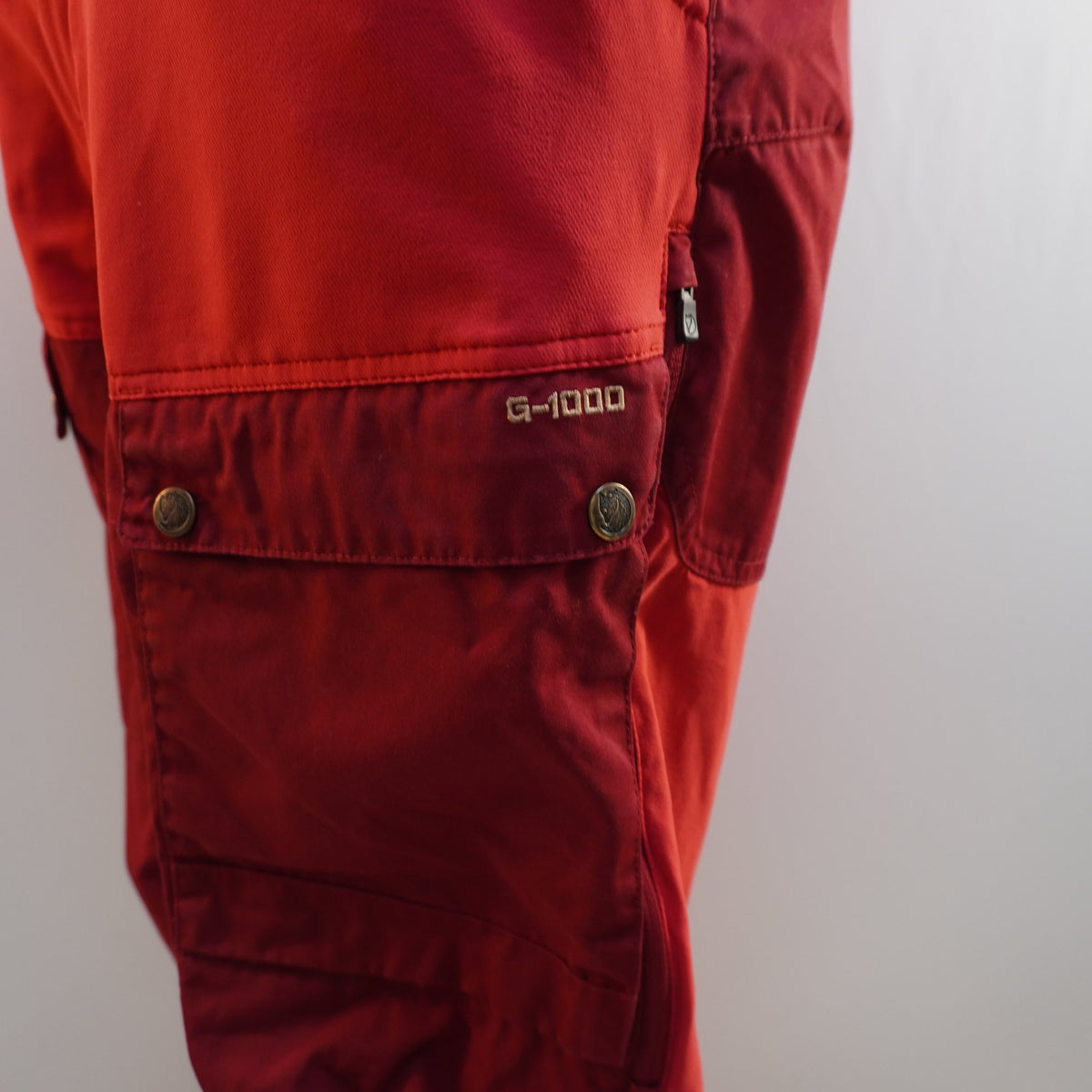 Pantalones tipo Cargo Fjallraven para Mujer Usados - Rojos, L