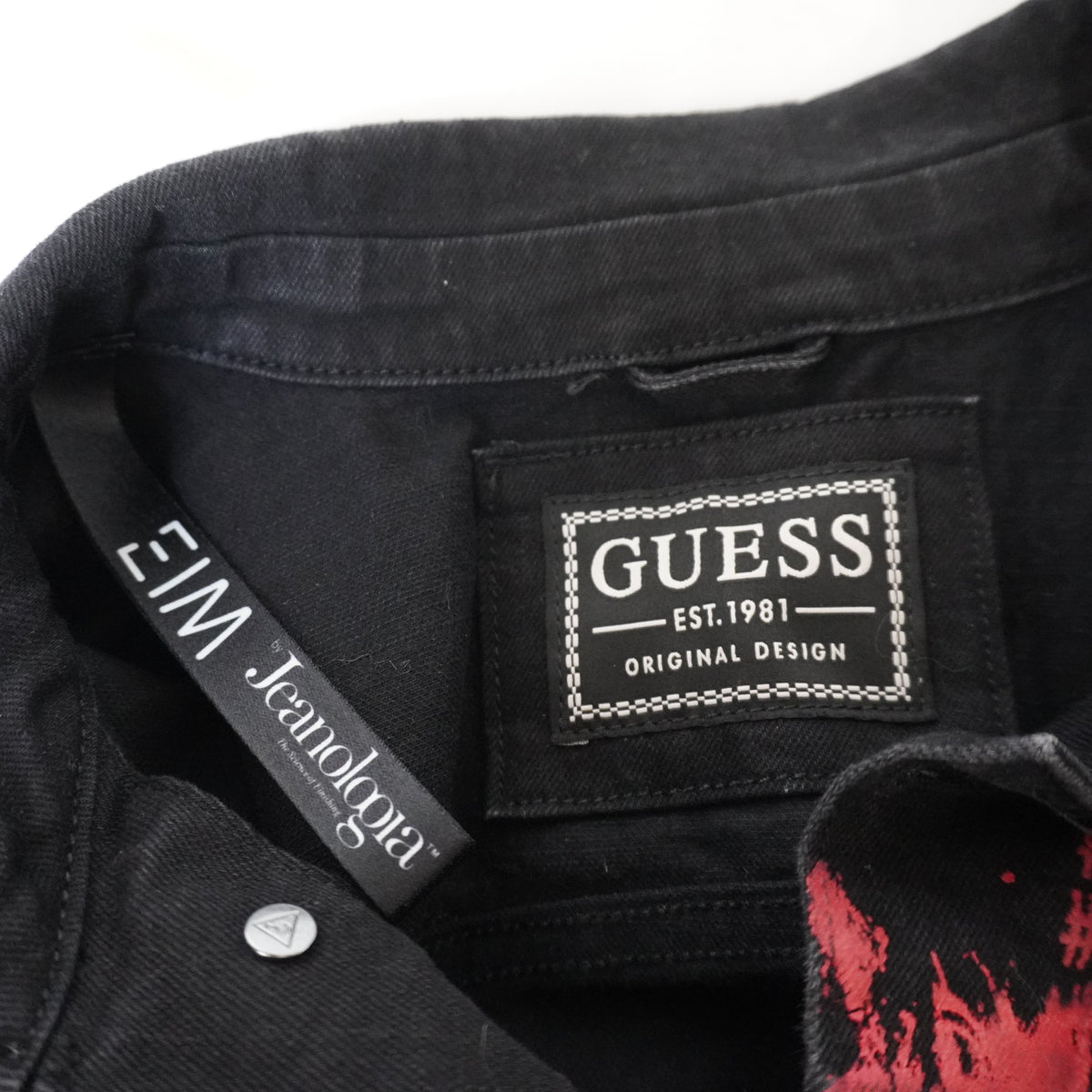 Cazadora Vaquera Guess para Mujer Usada - Negra, XL