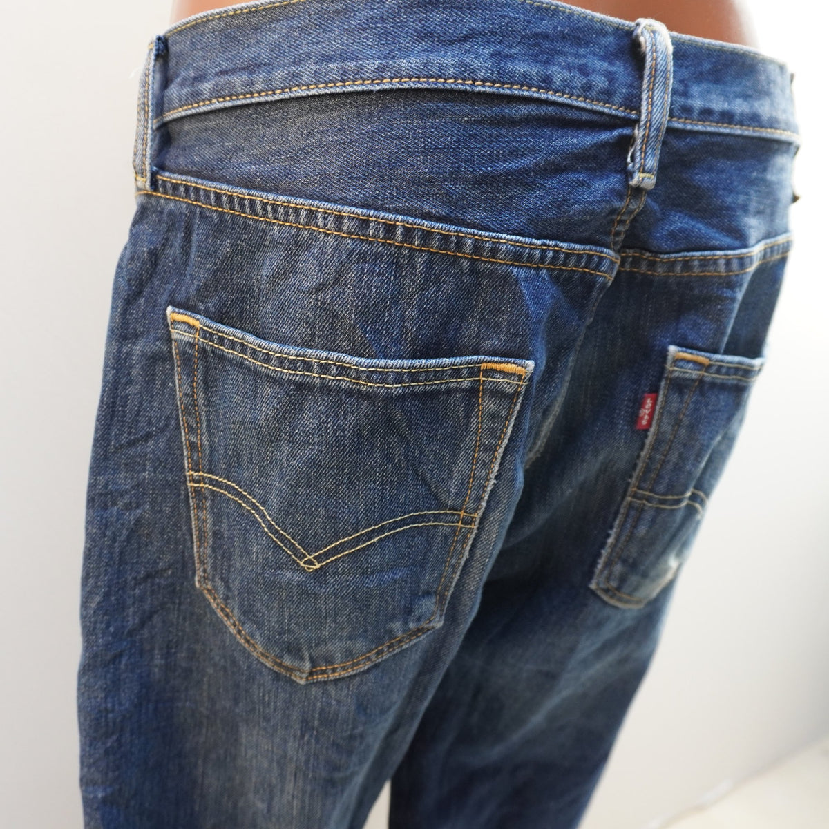 Vaqueros Levi's para Hombre Usados - Azul, Grande (L)
