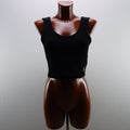 Camiseta Sin Mangas Calvin Klein para Mujer - Negra, M, Usada en Muy Buen Estado