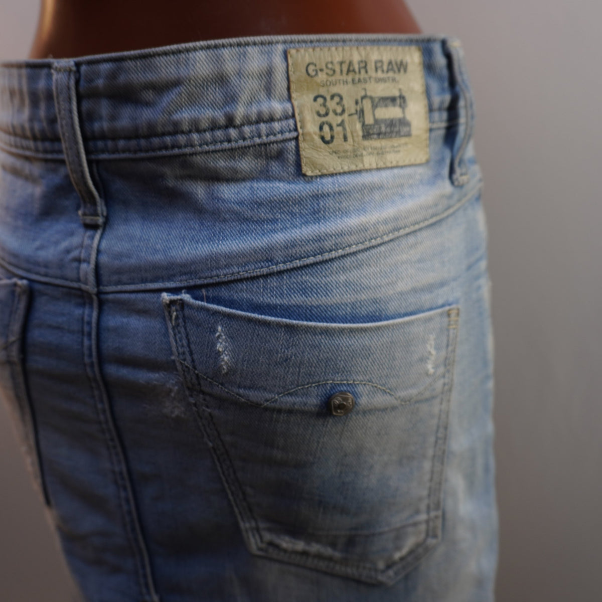 Falda G-Star para Mujer Usada - Azul, Pequeño (S)