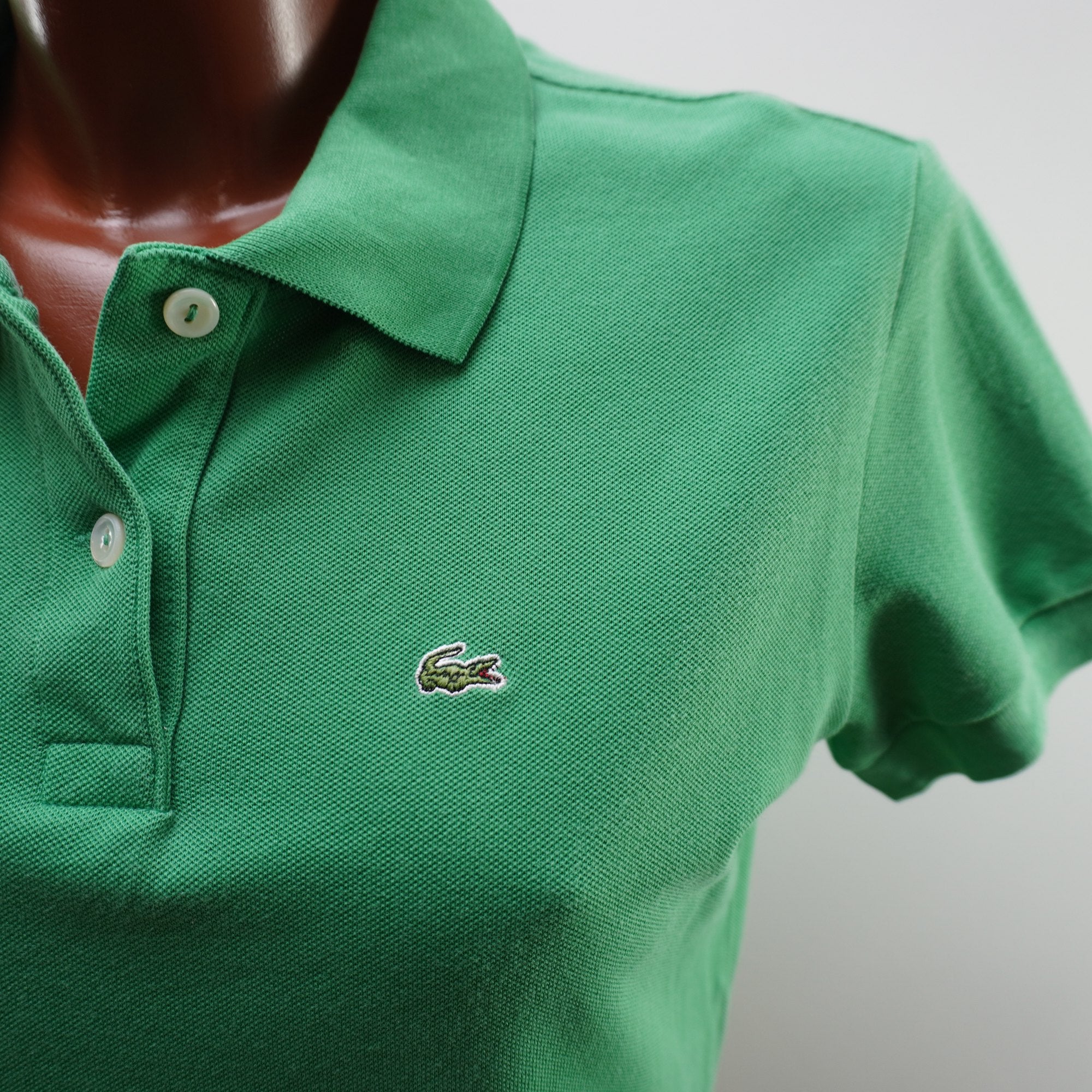 Camiseta Lacoste para Mujer Usada - Verde, L