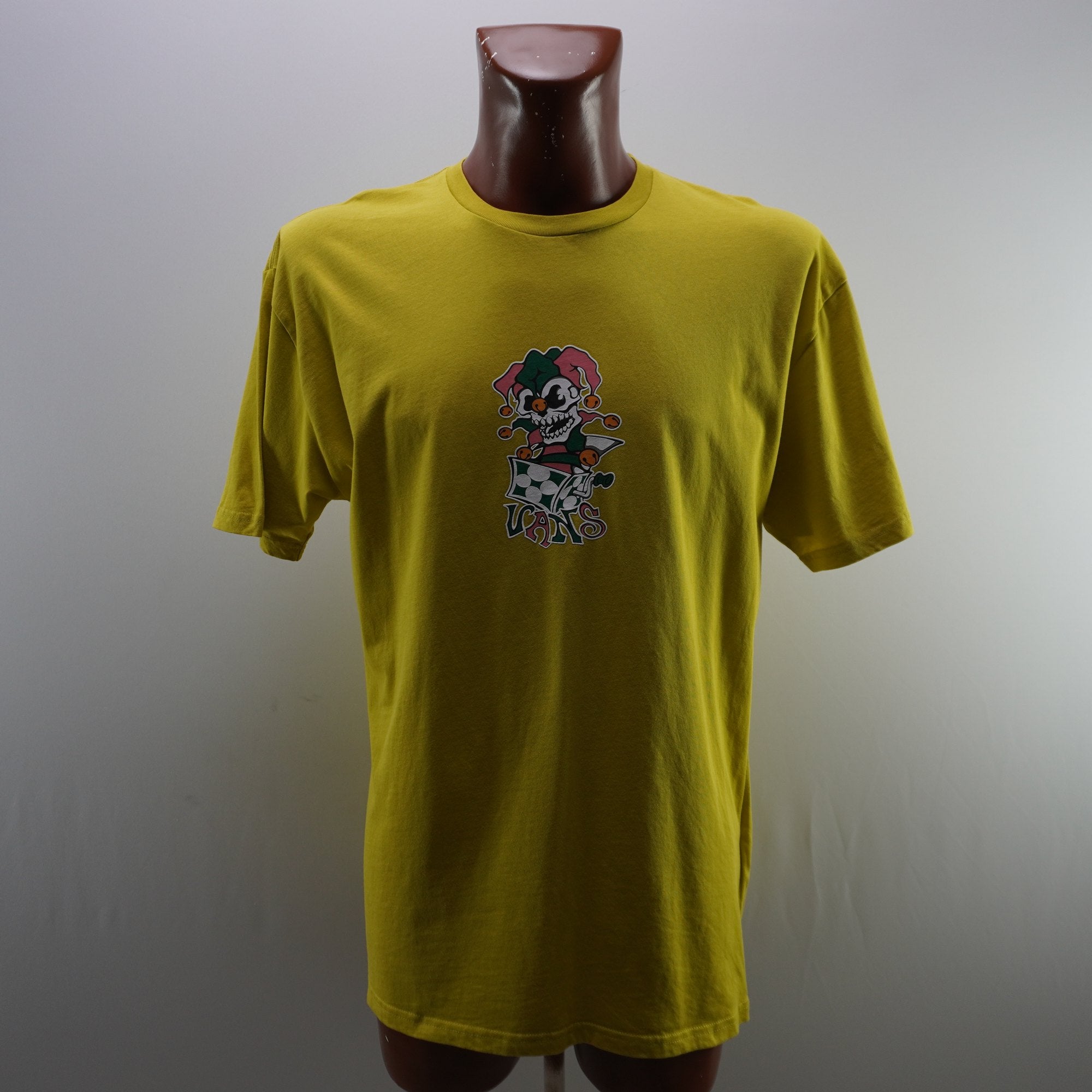 Camiseta de Manga Corta Vans para Hombre Usada - Amarillo, L
