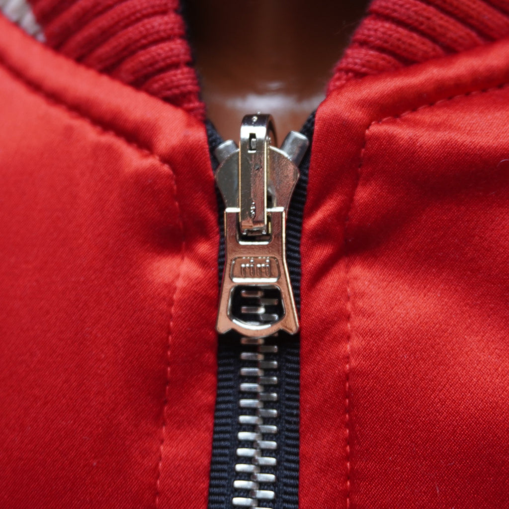 Chaqueta Bomber Amiry para Mujer Usada - Roja, Pequeño (S)