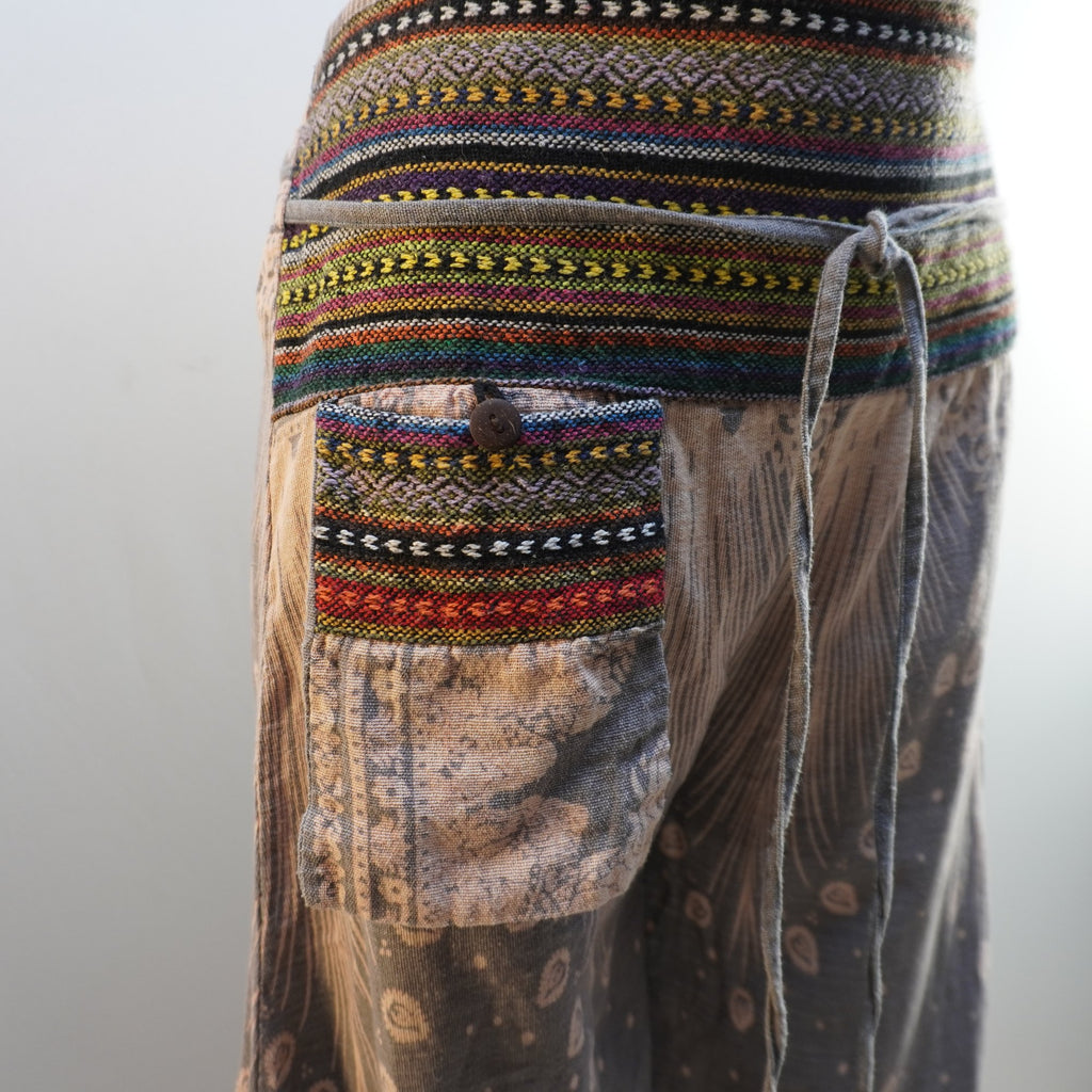 Pantalones Harén Alladin para Mujer Usados - Beige, L