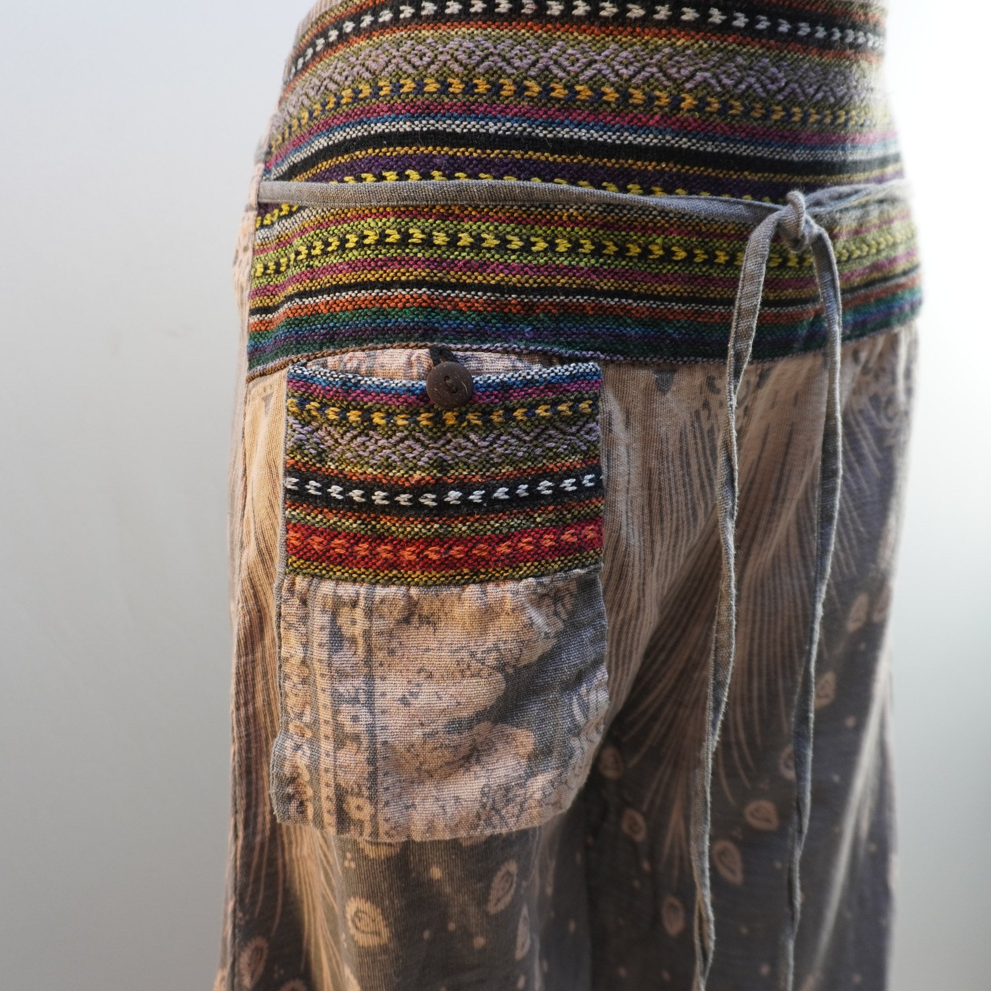 Pantalones Harén Alladin para Mujer Usados - Beige, L