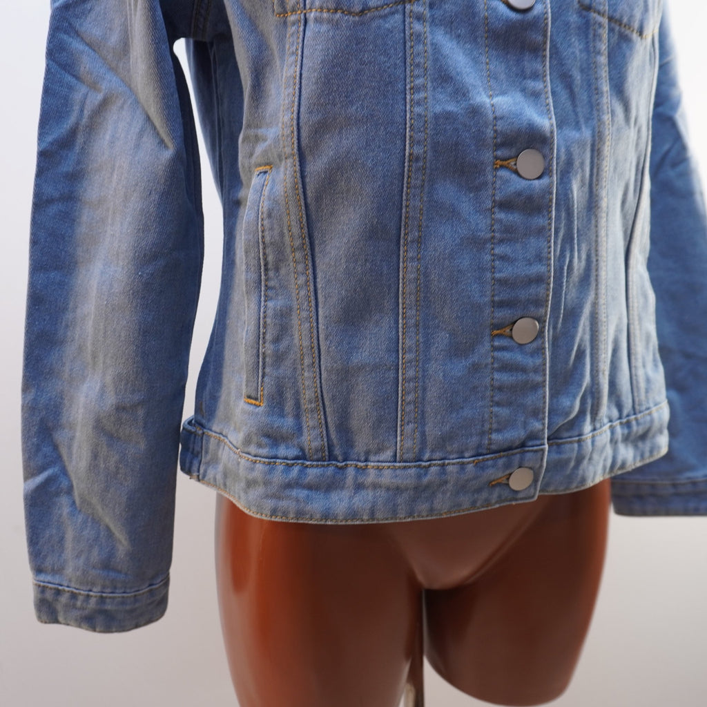 Cazadora Vaquera Italian Style para Mujer Usada - Azul, M