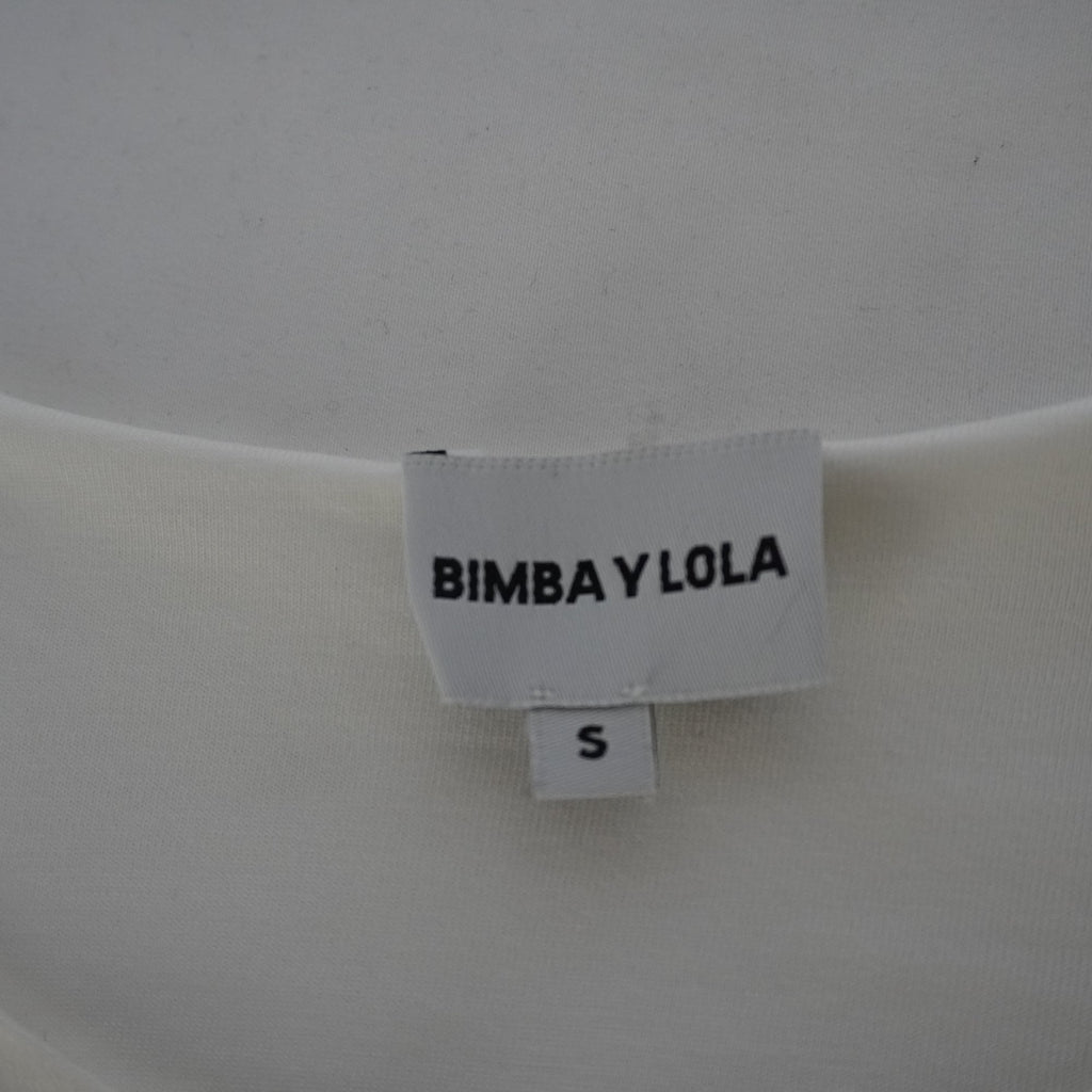 Camiseta Bimba y Lola para Mujer Usada - Blanca, S