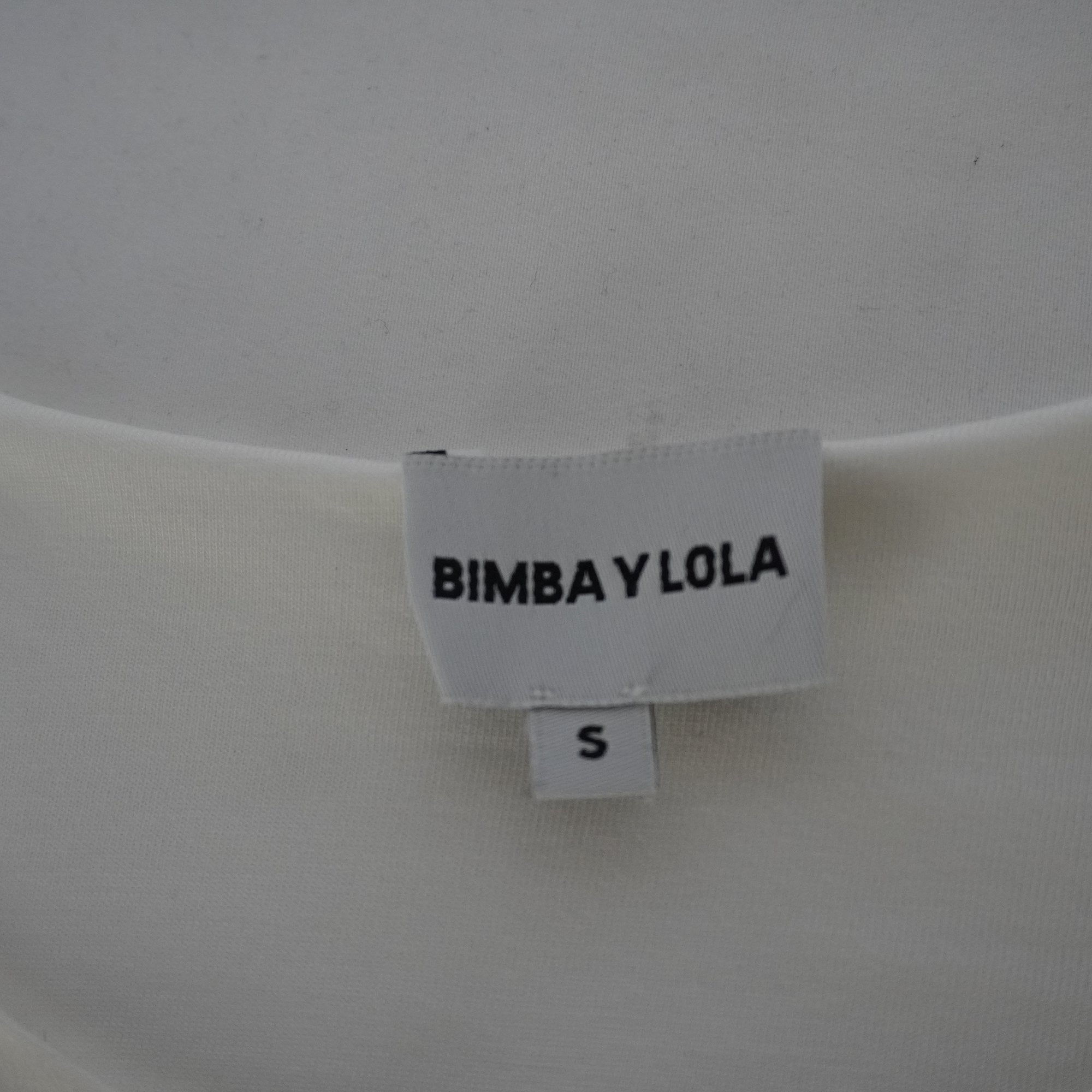 Camiseta Bimba y Lola para Mujer Usada - Blanca, S