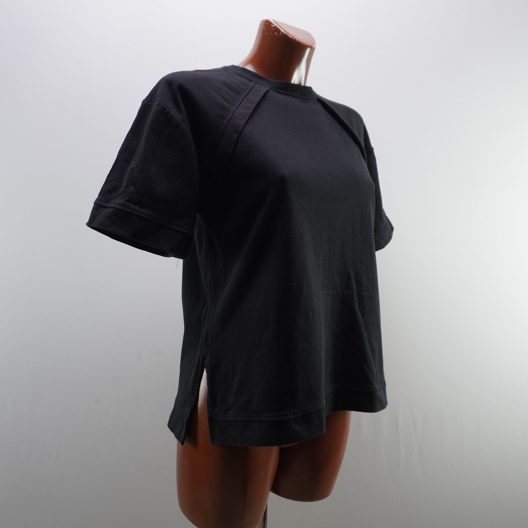 Camiseta de Manga Corta Zara para Mujer Usada - Negro, S