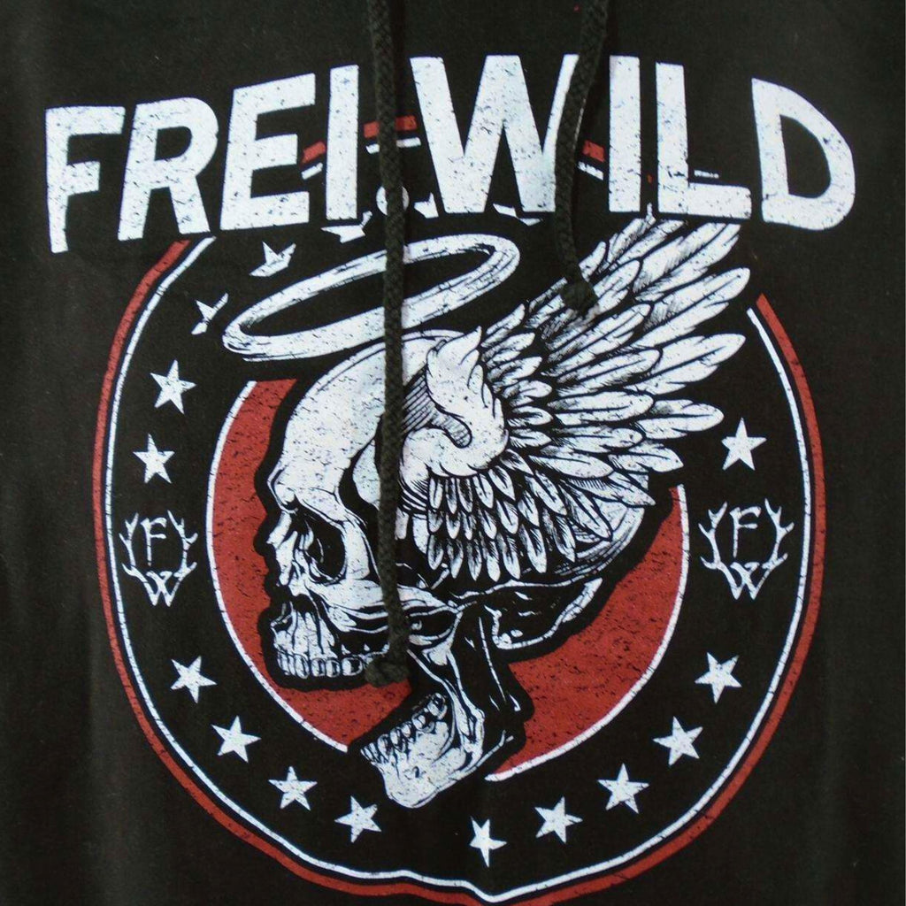 Frei.Wild Men's Hoodie in Black, Size XXL: Used in Very Good Condition
