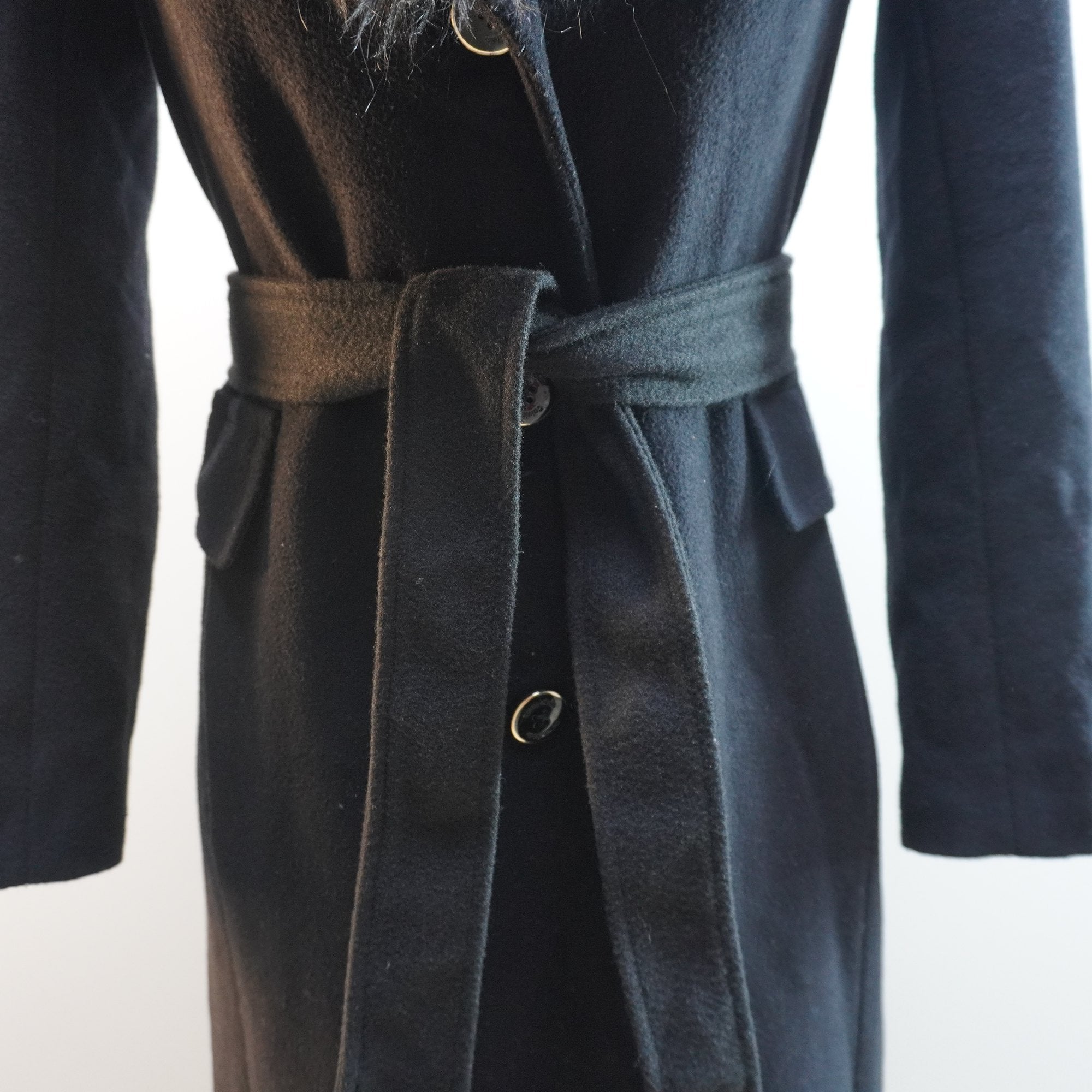 Sobretodo Calvin Klein para Mujer Usado - Negro, Pequeño (S)