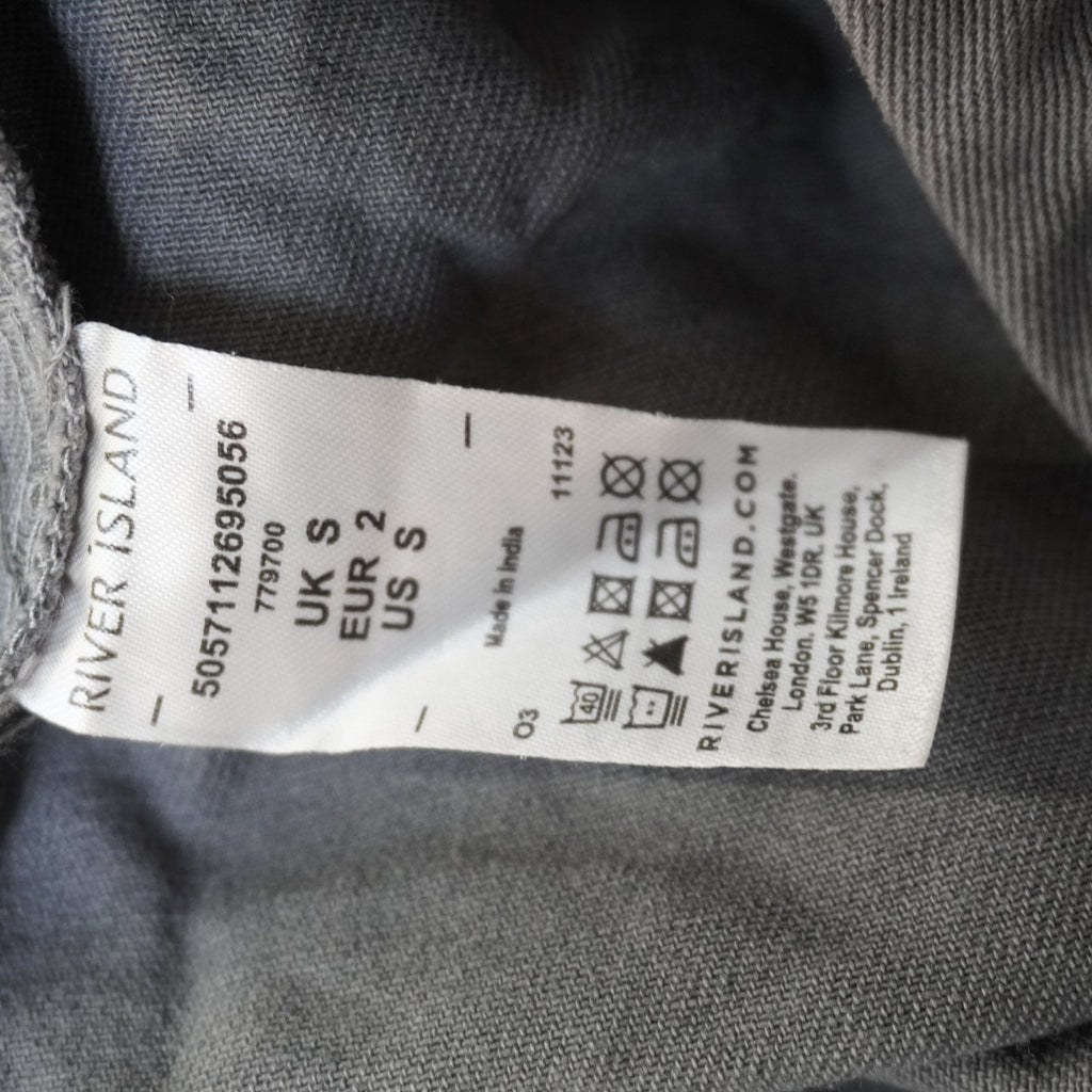 Sobretodo River Island para Mujer Usado - Gris, S