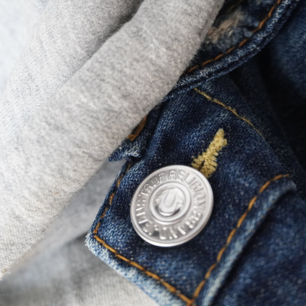 Cazadora Vaquera True Religión para Hombre Usada - Azul, M