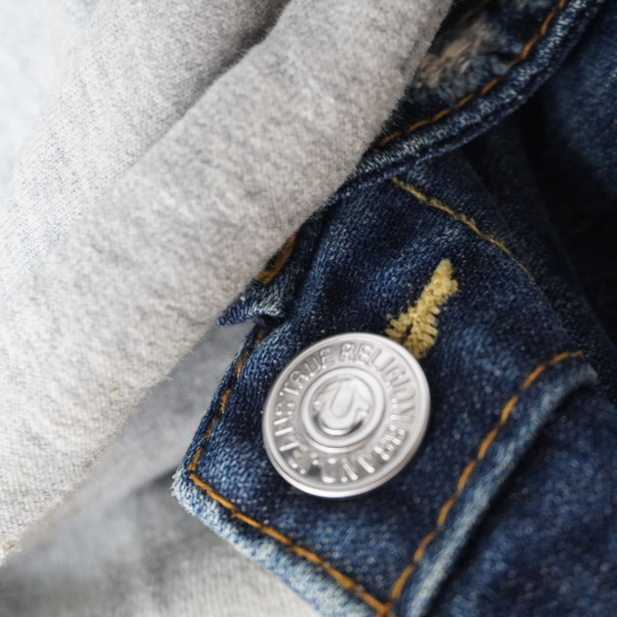 Cazadora Vaquera True Religión para Hombre Usada - Azul, M
