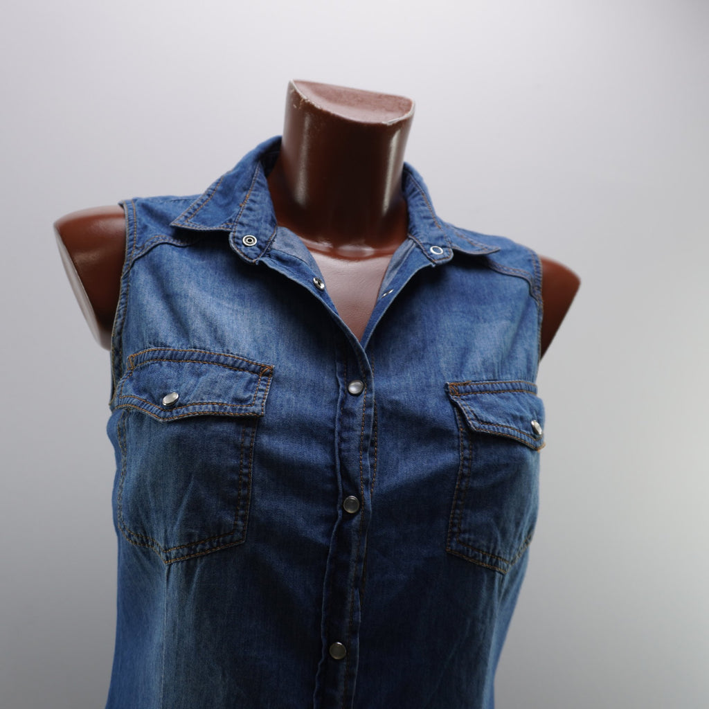 Camisa Henley Stradivarius para Mujer Usada - Azul, M