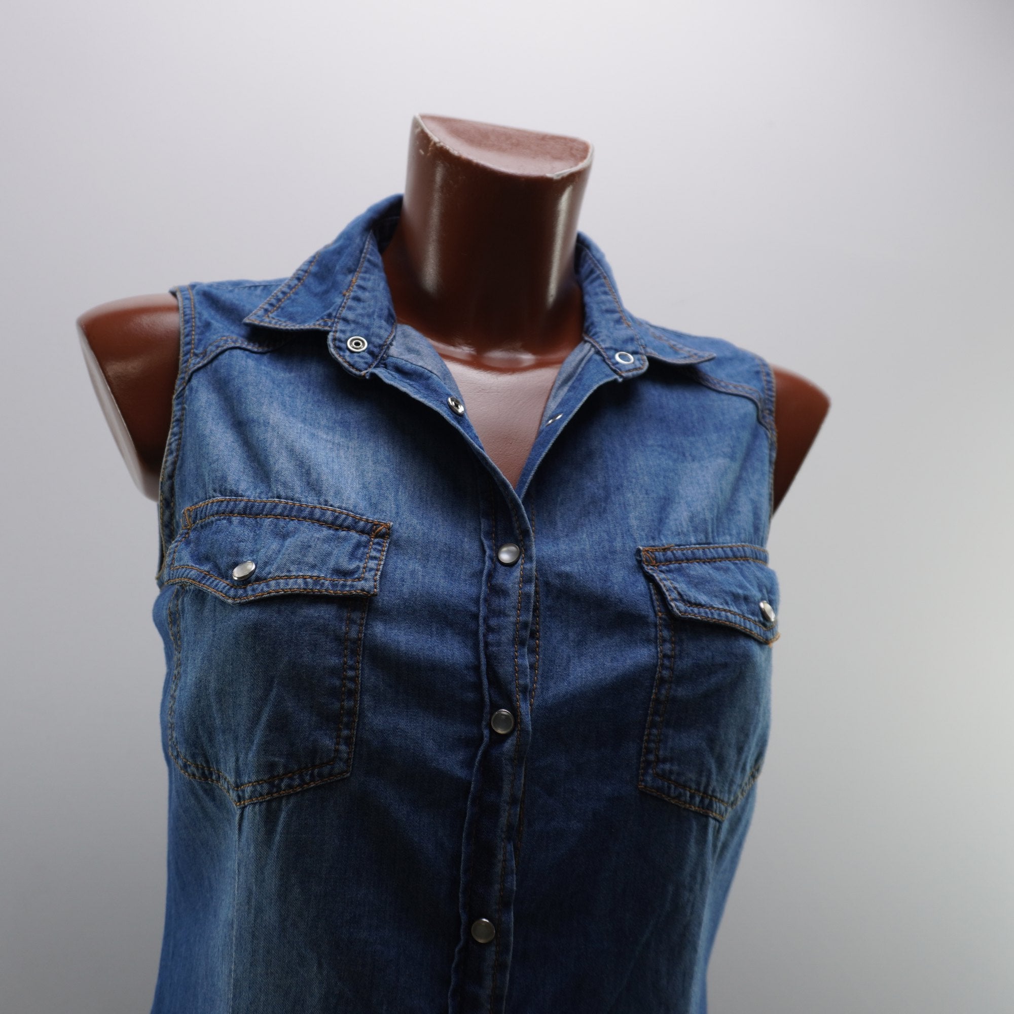 Camisa Henley Stradivarius para Mujer Usada - Azul, M