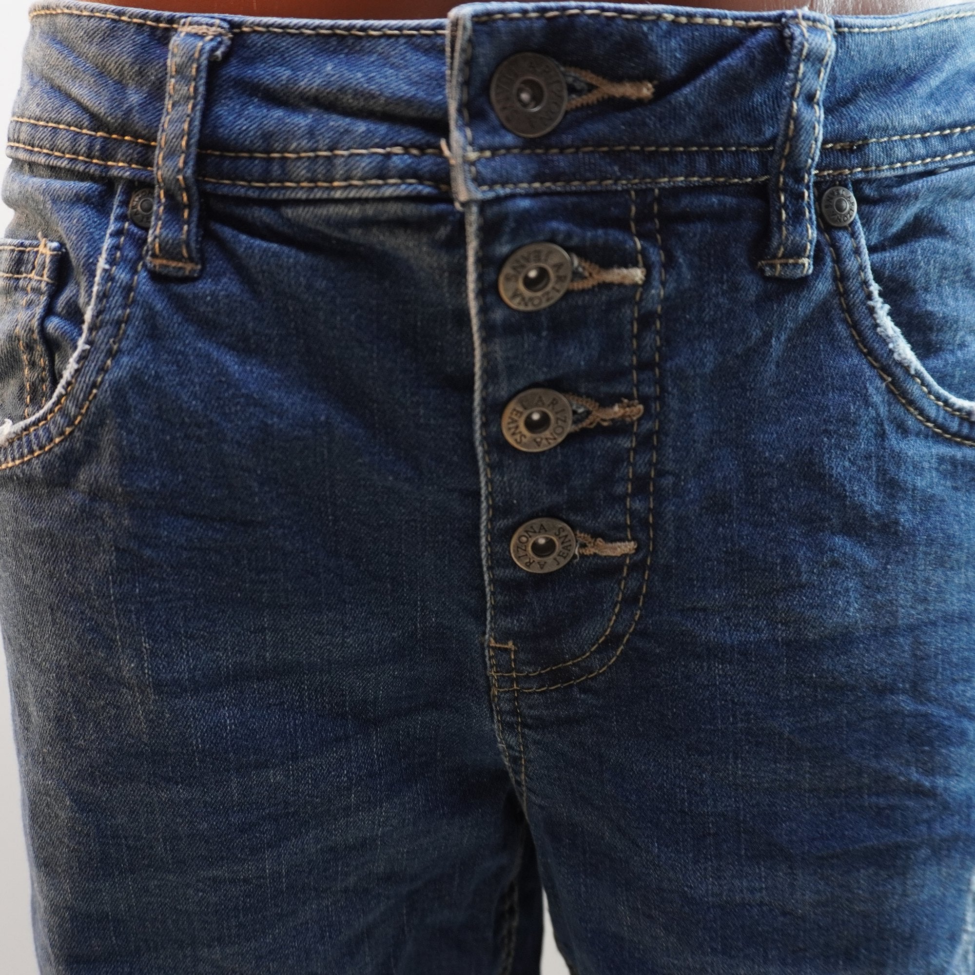 Pantalones Cortos Vaqueros Arizona para Mujer Usados - Azul, XL